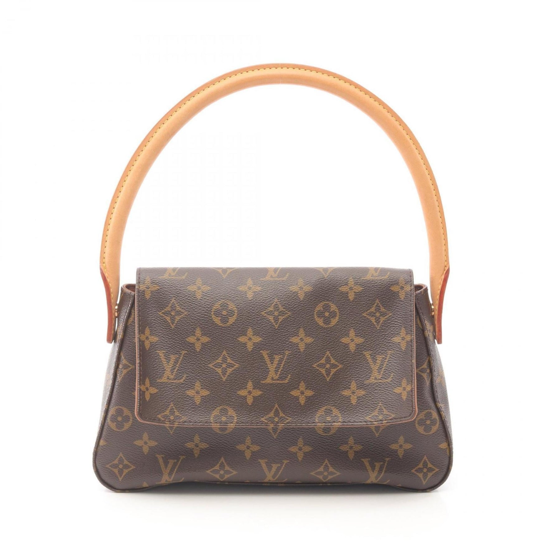 Louis Vuitton Mini Looping Monogram Handbag, Coated Canvas and Leather, Brown