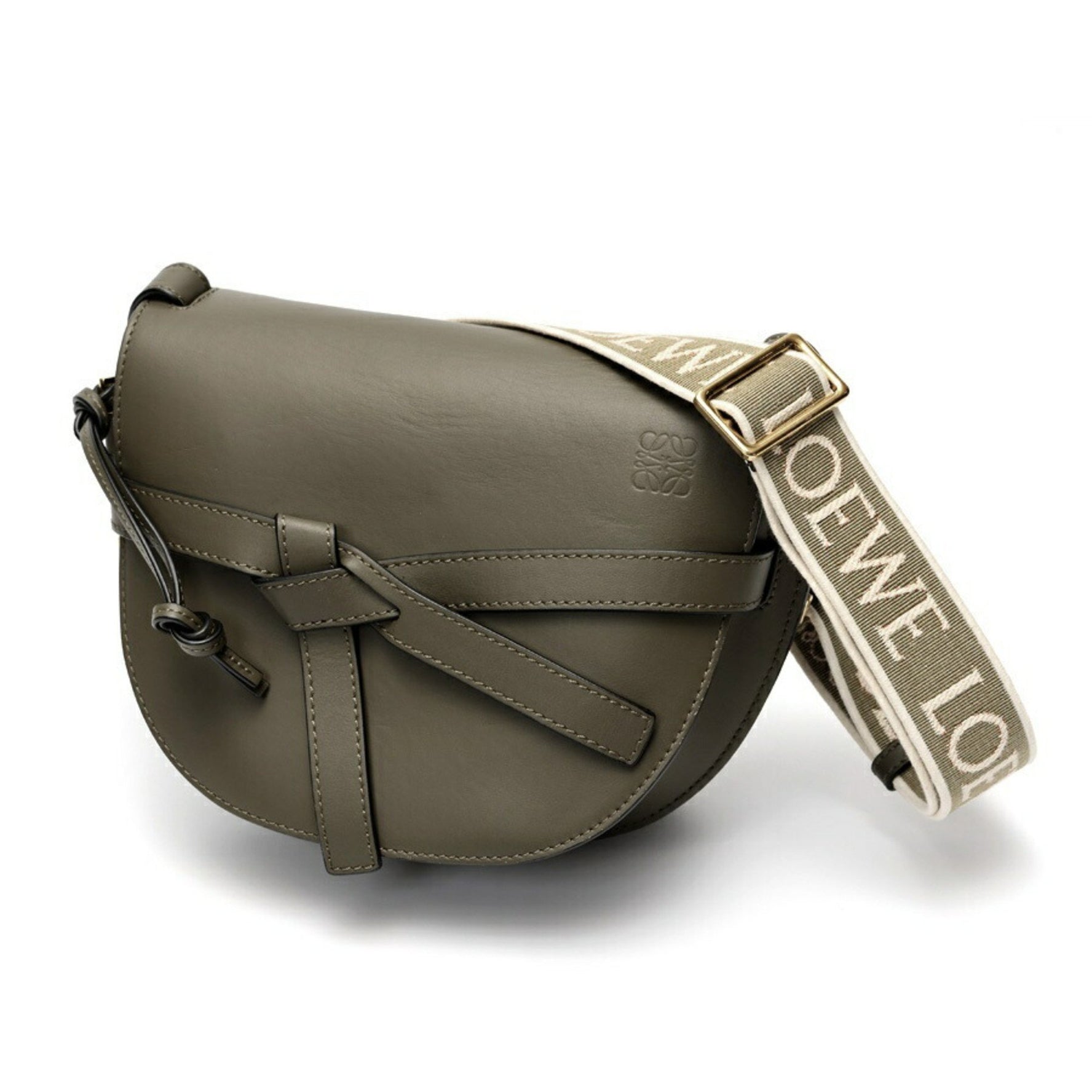 LOEWE Gate Dual Bag Small Shoulder Soft Calf Jacquard