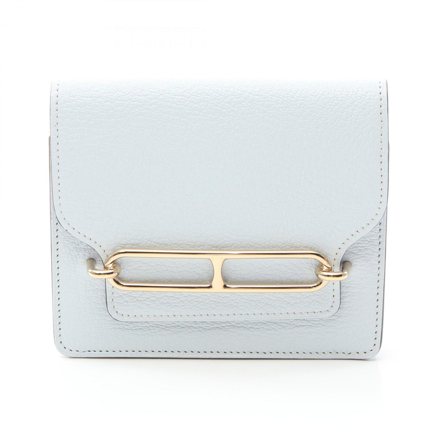 Hermes Lauris Luli Bi-fold Wallet Leather Chevre