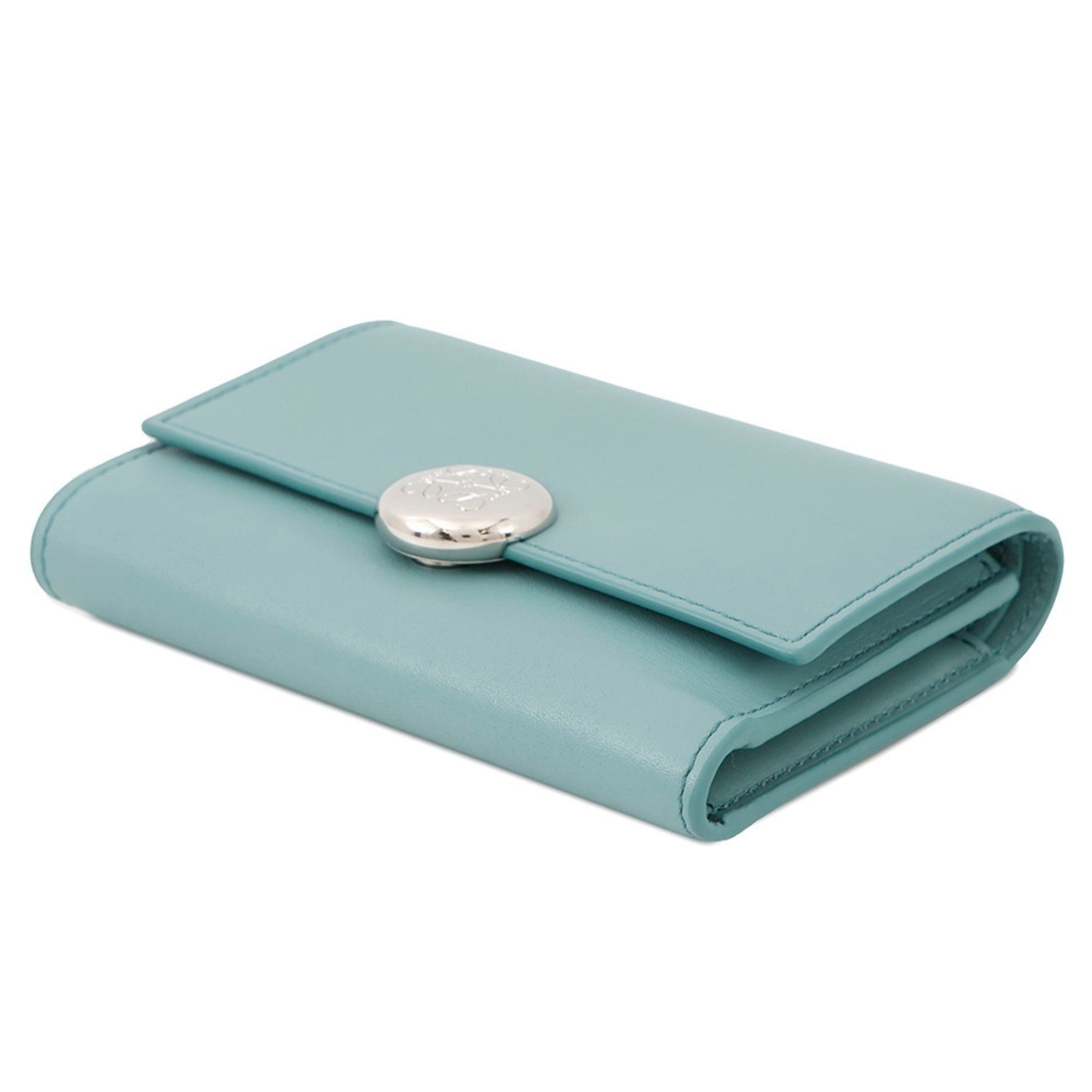 Loewe Pebble Vertical Wallet Leather Tri-fold