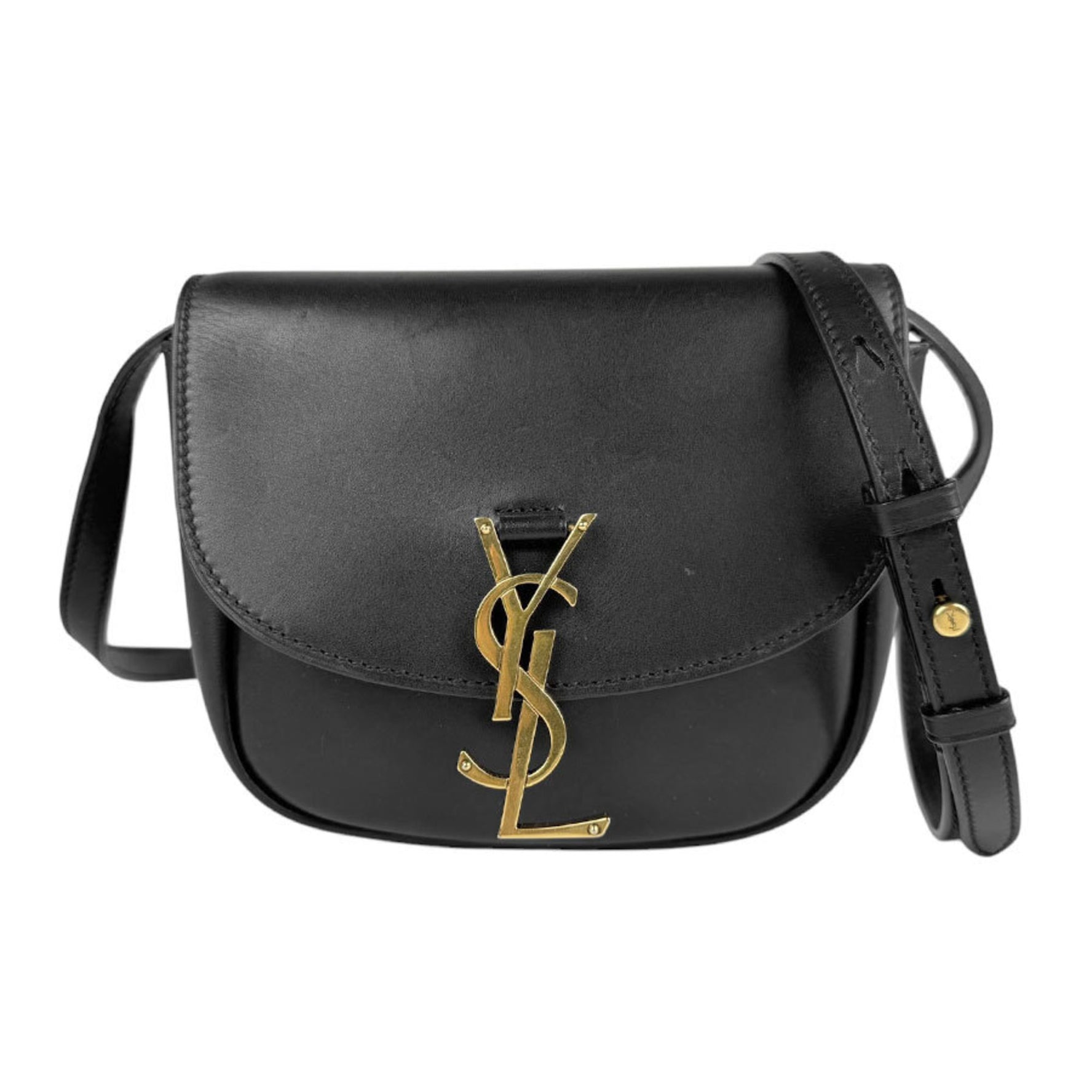 Saint Laurent shoulder bag leather gold