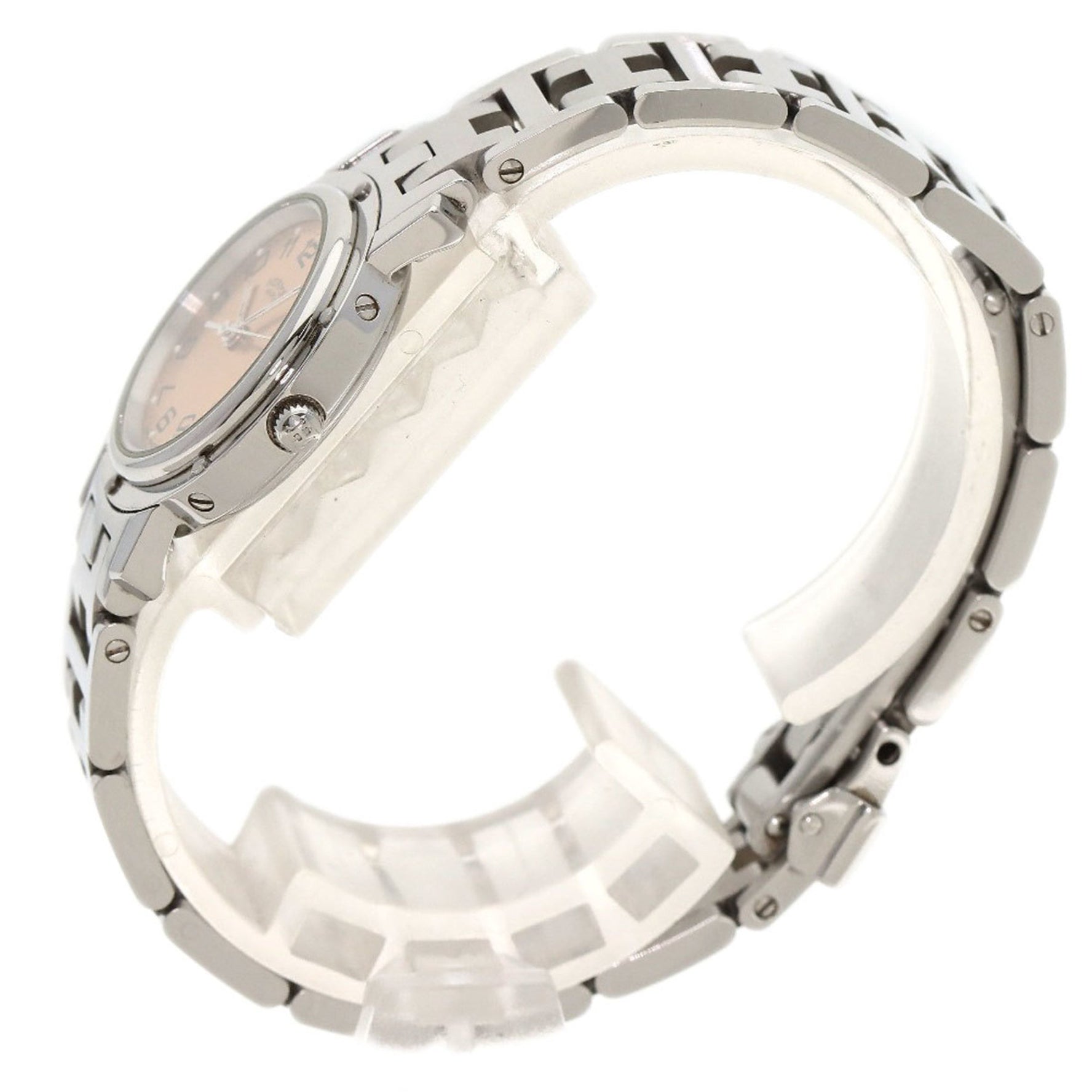 Hermes Clipper Watch Stainless Steel SS Ladies