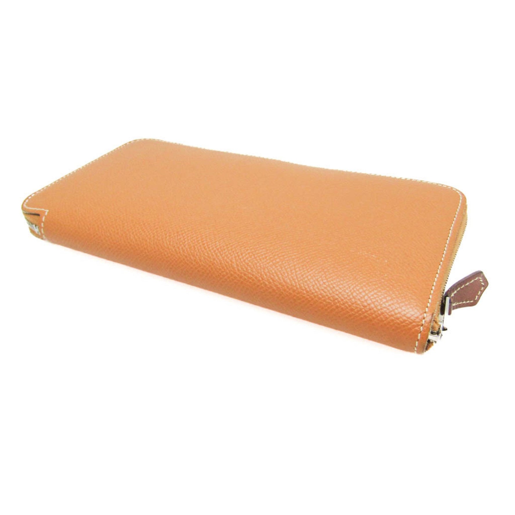 Hermes Silk'in Azap Long Epsom Leather Long Wallet (bi-fold) Blue,Brown