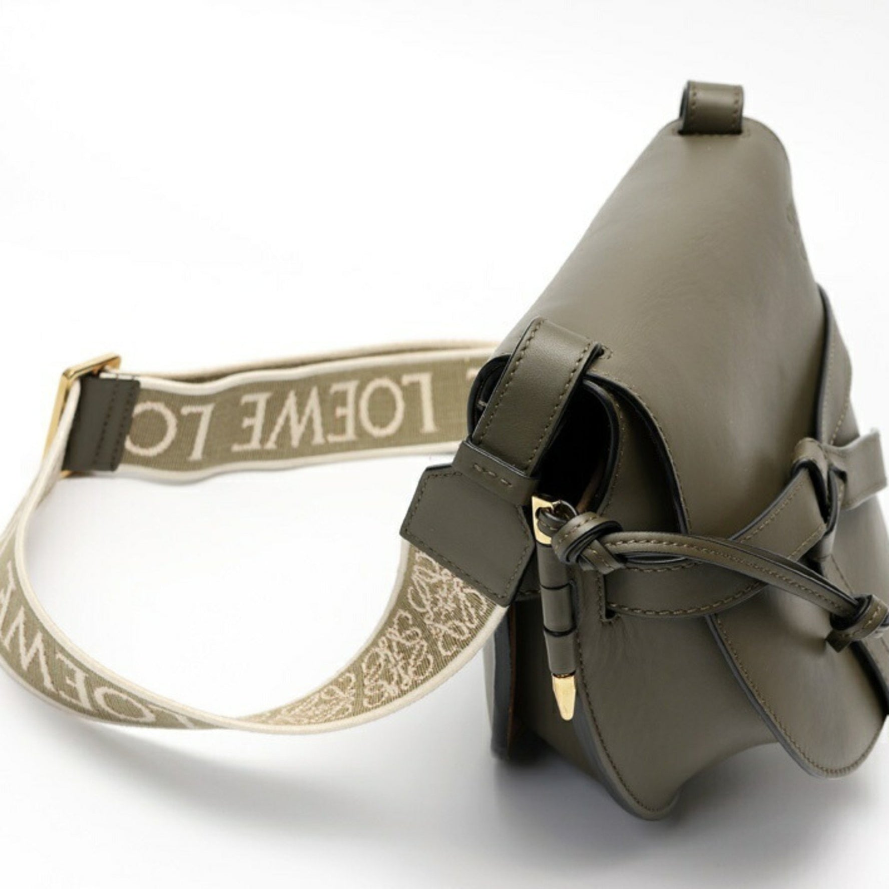 LOEWE Gate Dual Bag Small Shoulder Soft Calf Jacquard