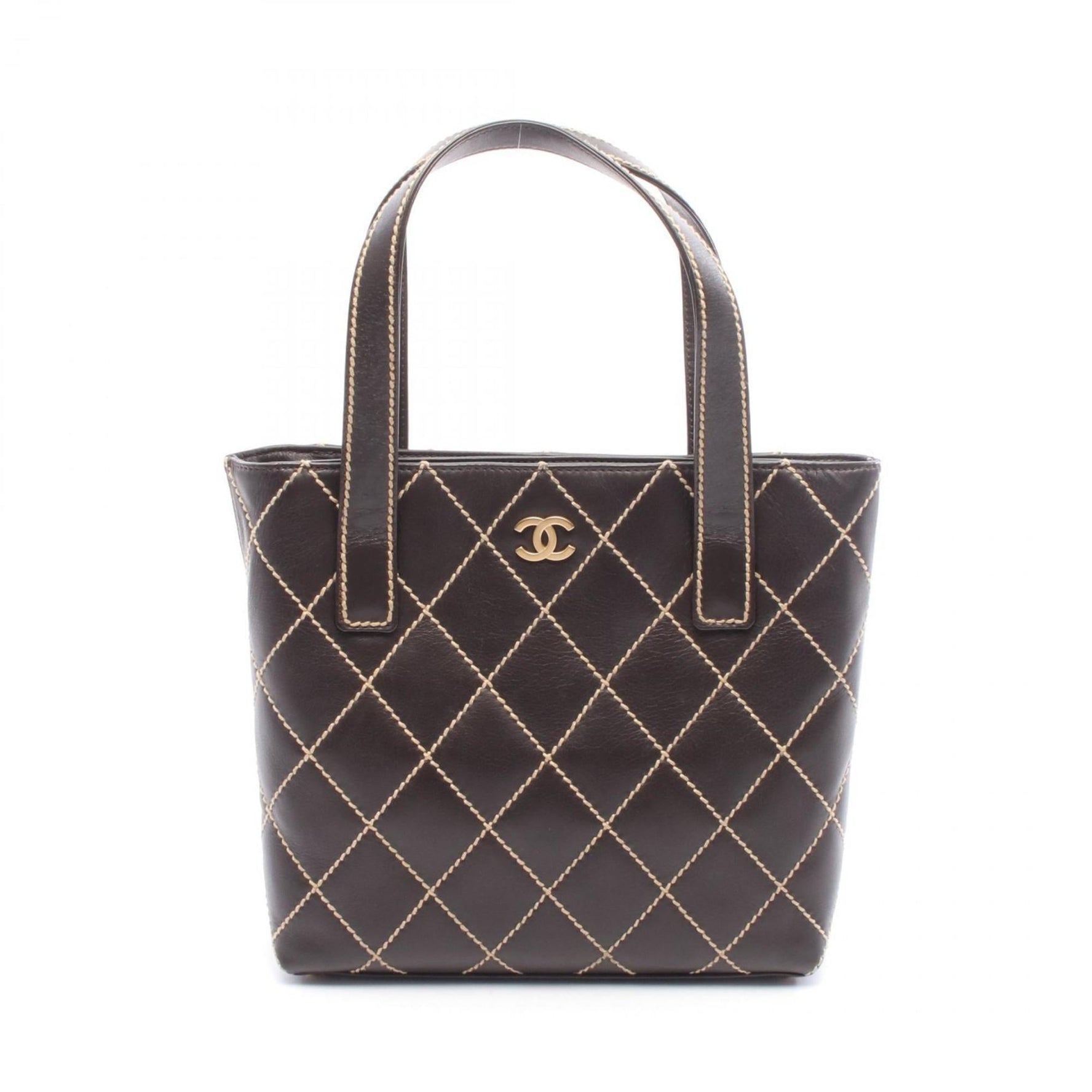 CHANEL Wild Stitch Tote Bag, Leather