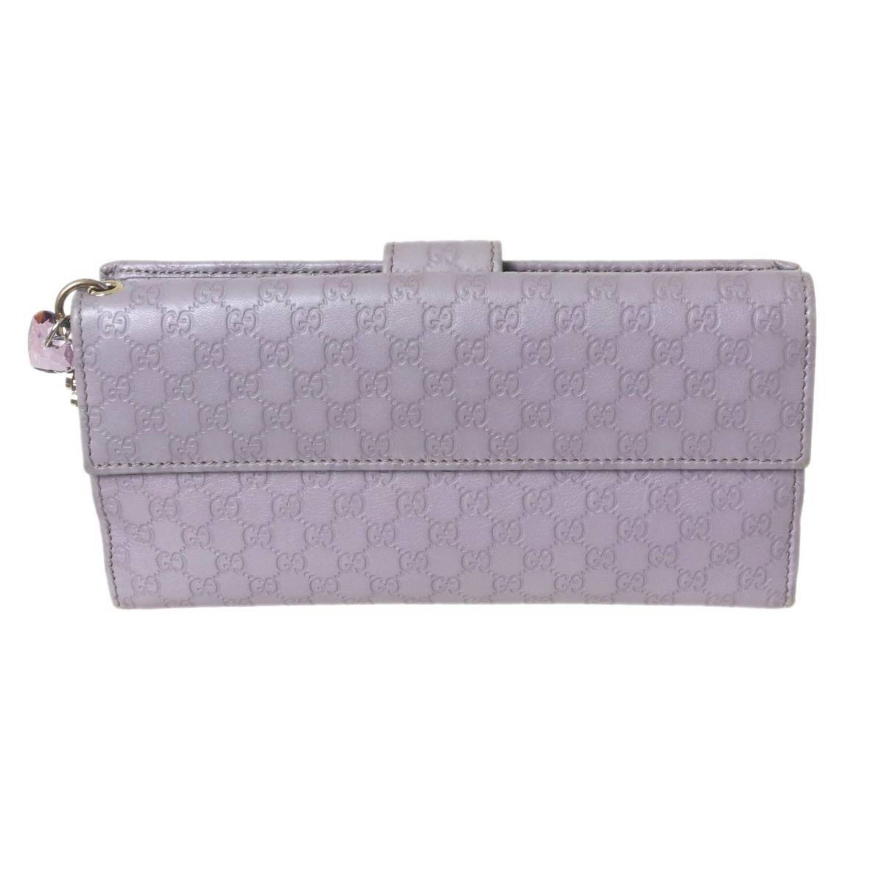 GUCCI Long Wallet W Guccissima Purple Gray 282540-2778