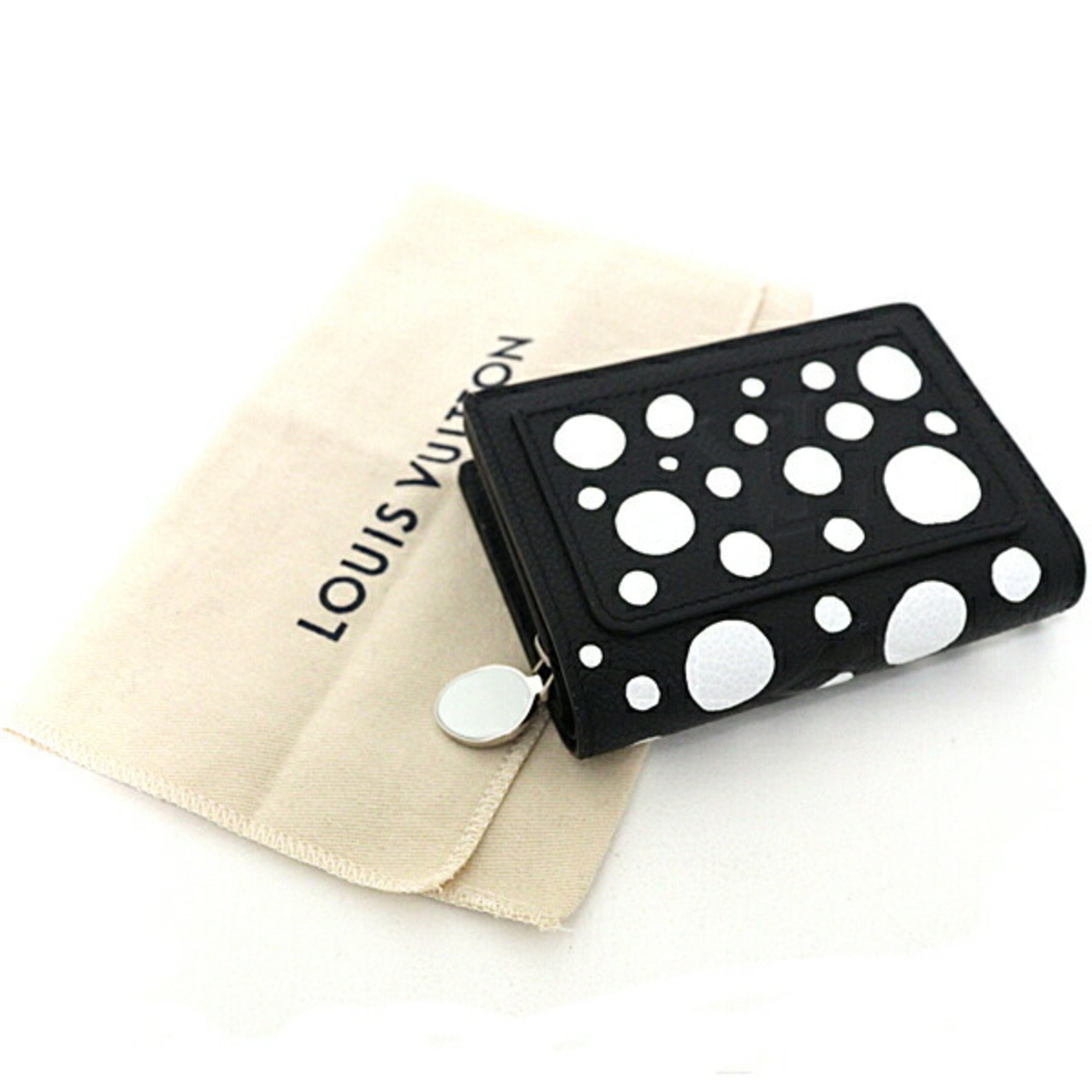 Louis Vuitton LV×YK Portefeuille K Dot Yayoi Kusama Blanc Unused