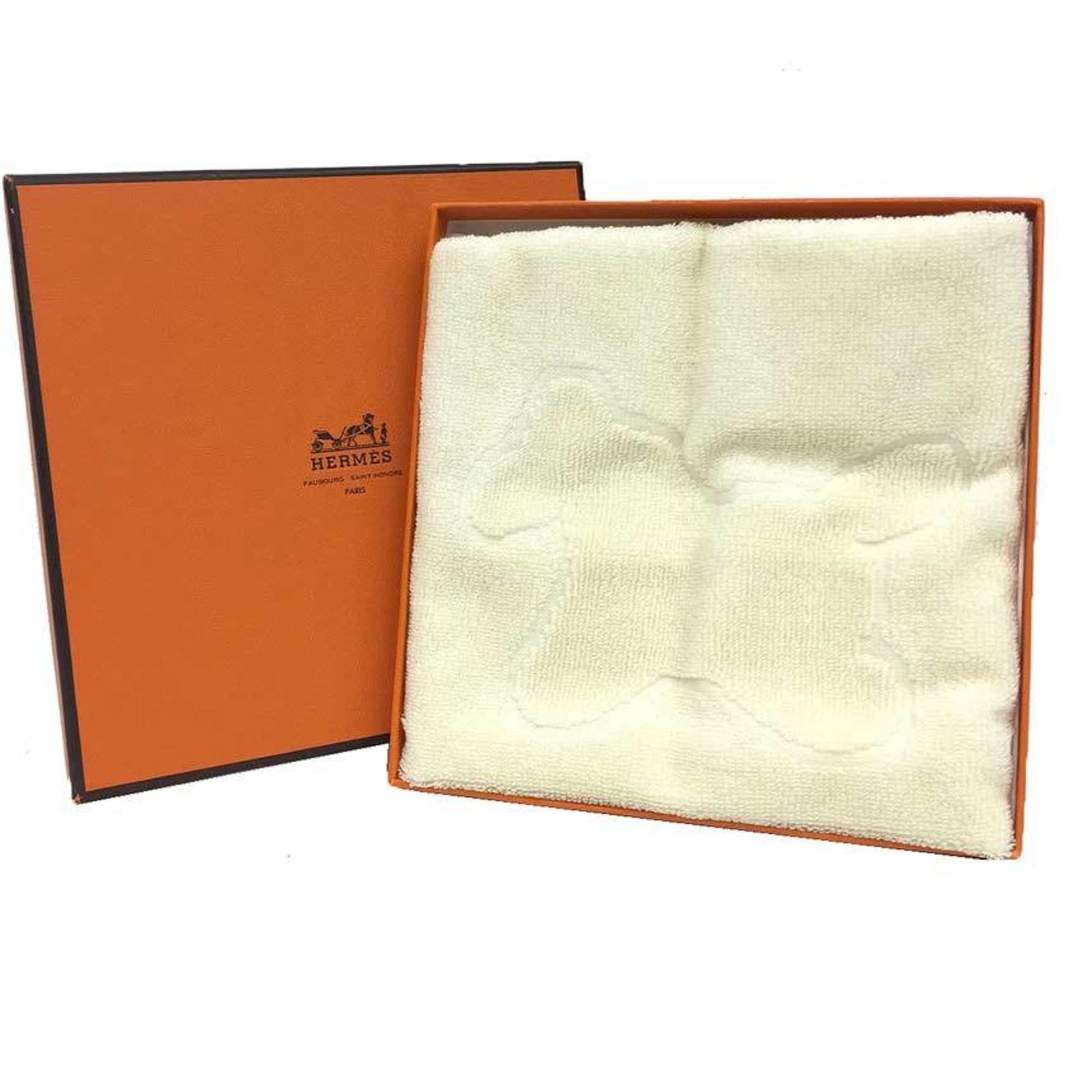 HERMES CARRE DADA Hand Towel, Baby Horse Print, Handkerchief, Unused