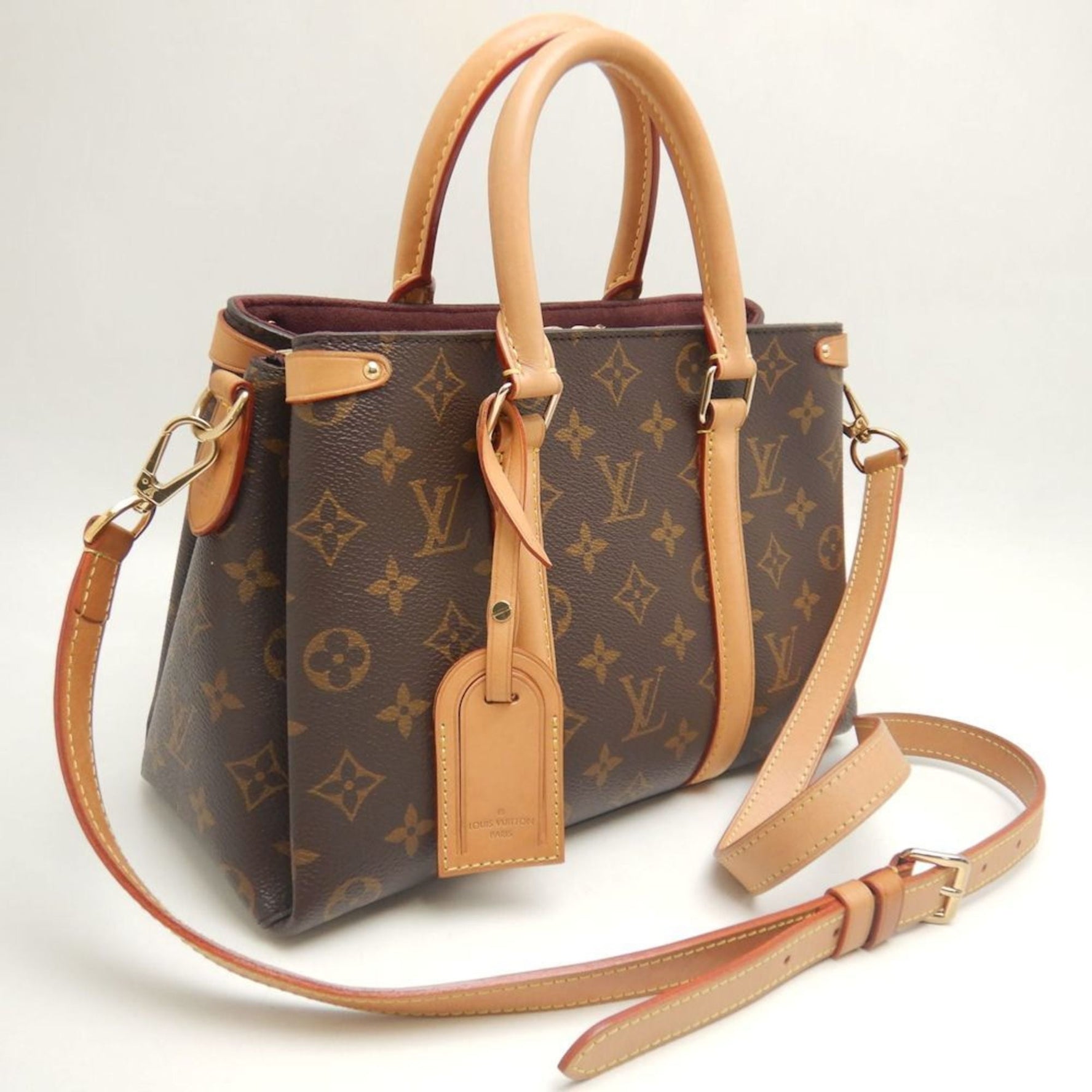 LOUIS VUITTON Monogram Soufflot BB Handbag
