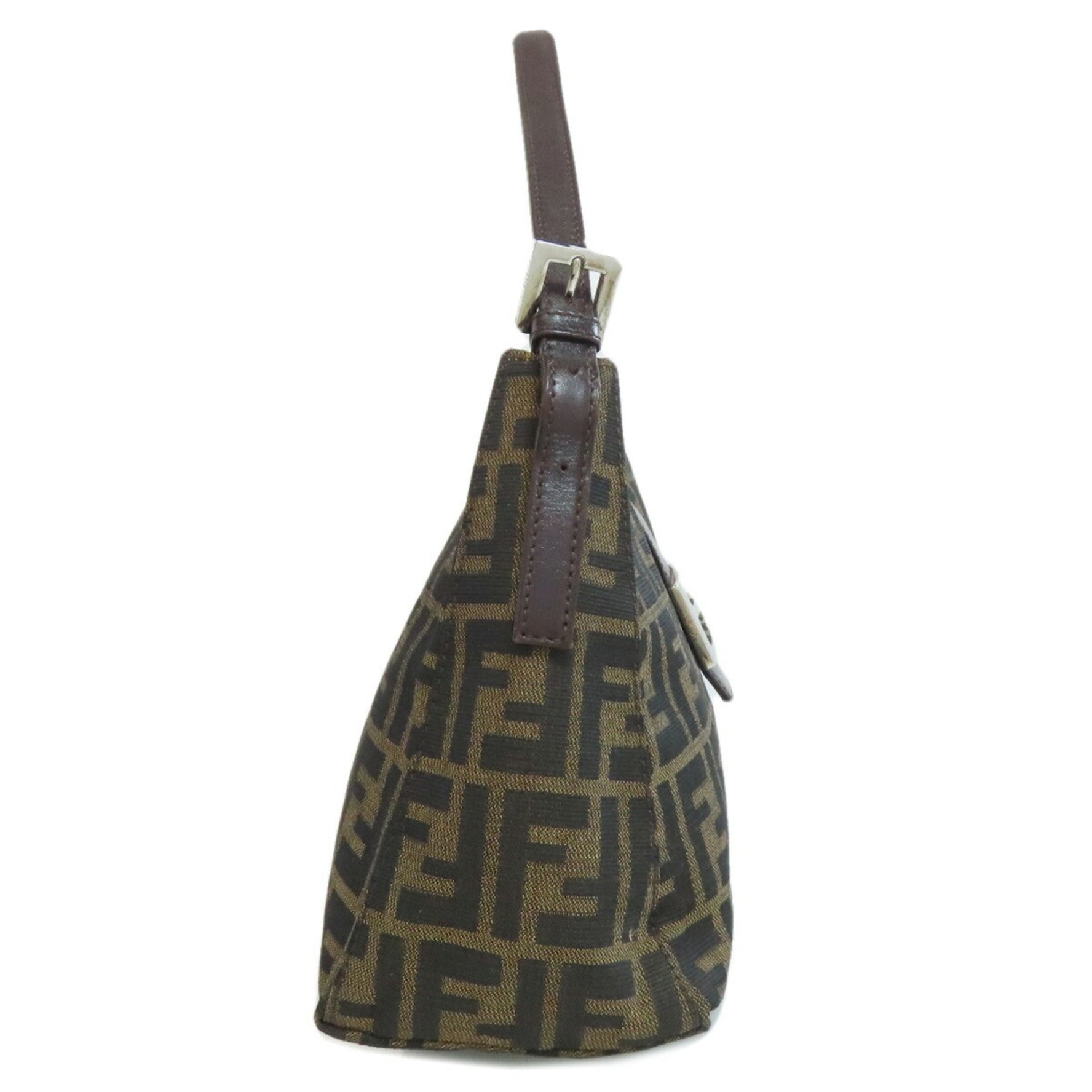 FENDI Mamma Bucket Shoulder Bag Canvas