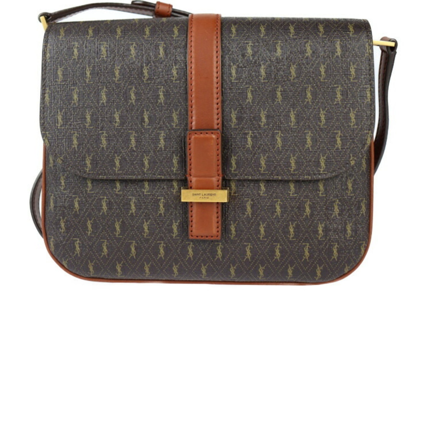 Saint Laurent Satchel Le Monogram Shoulder Bag Leather YSL Pochette
