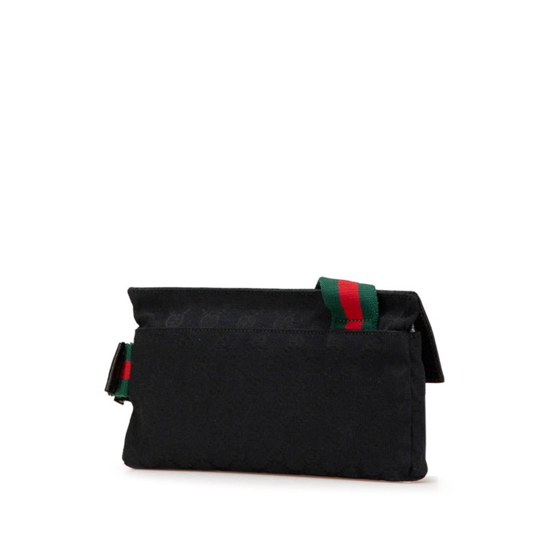 Gucci GG Canvas Waist Bag Body Leather