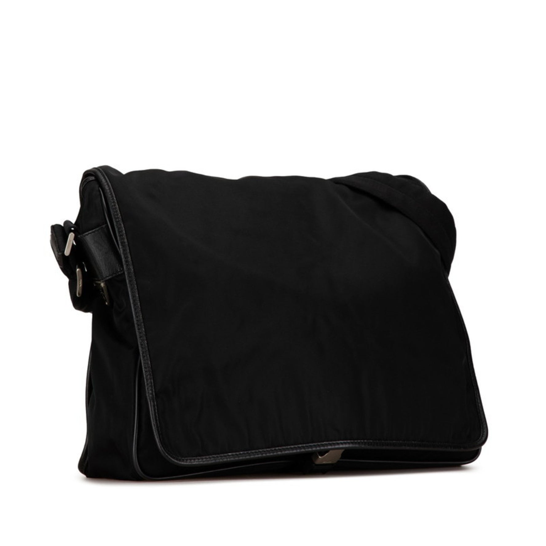 Prada Triangle Plate Shoulder Bag Nylon