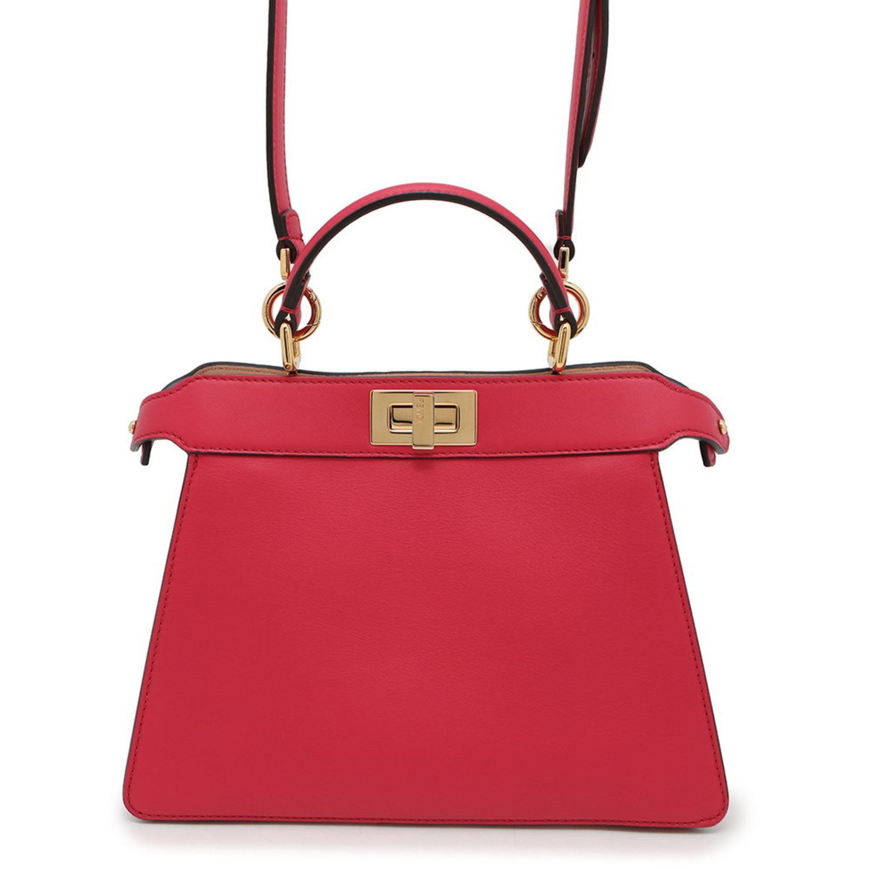 Fendi Peekaboo I See You Small Leather Handbag Shoulder Bag