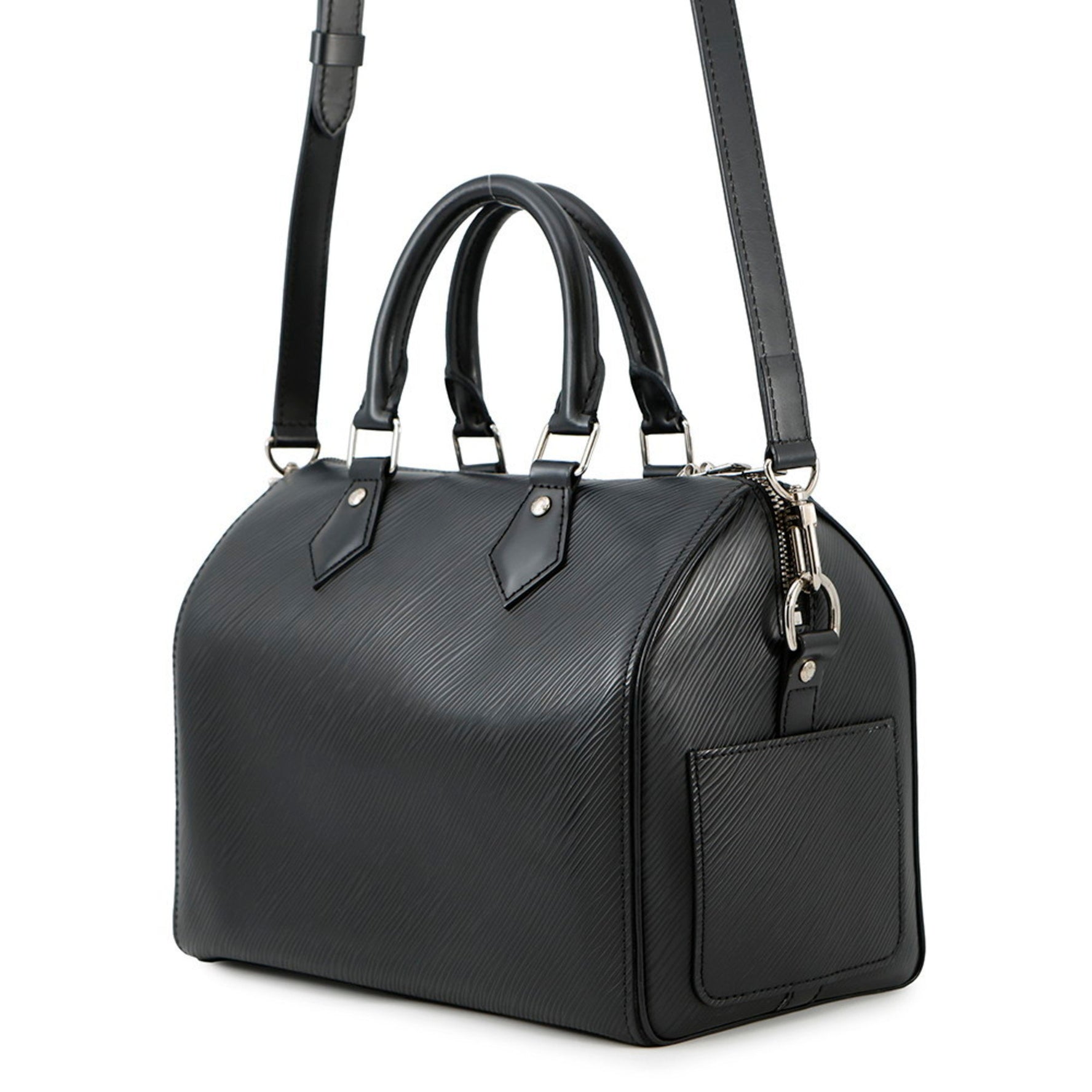 Louis Vuitton Epi Speedy Bandouliere 25 Handbag Shoulder Bag Black