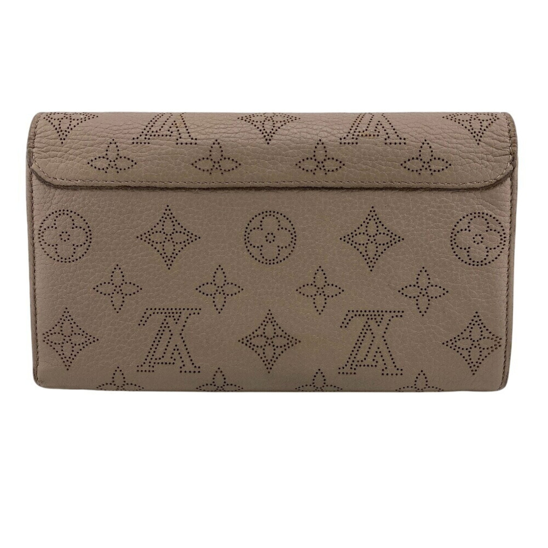 Louis Vuitton Wallet Portefeuille Iris Monogram Mahina Coin Purse