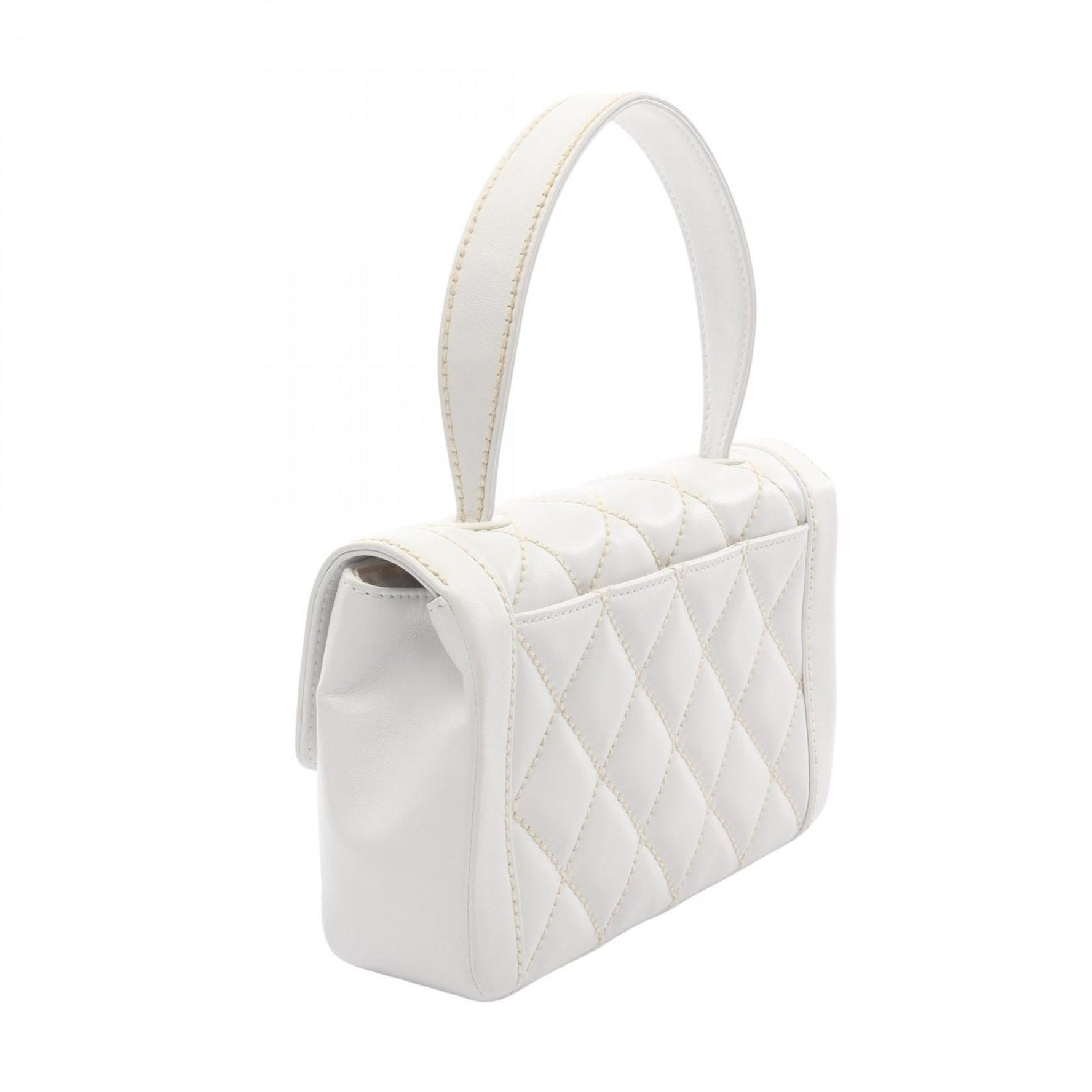 CHANEL Wild Stitch Handbag, Leather