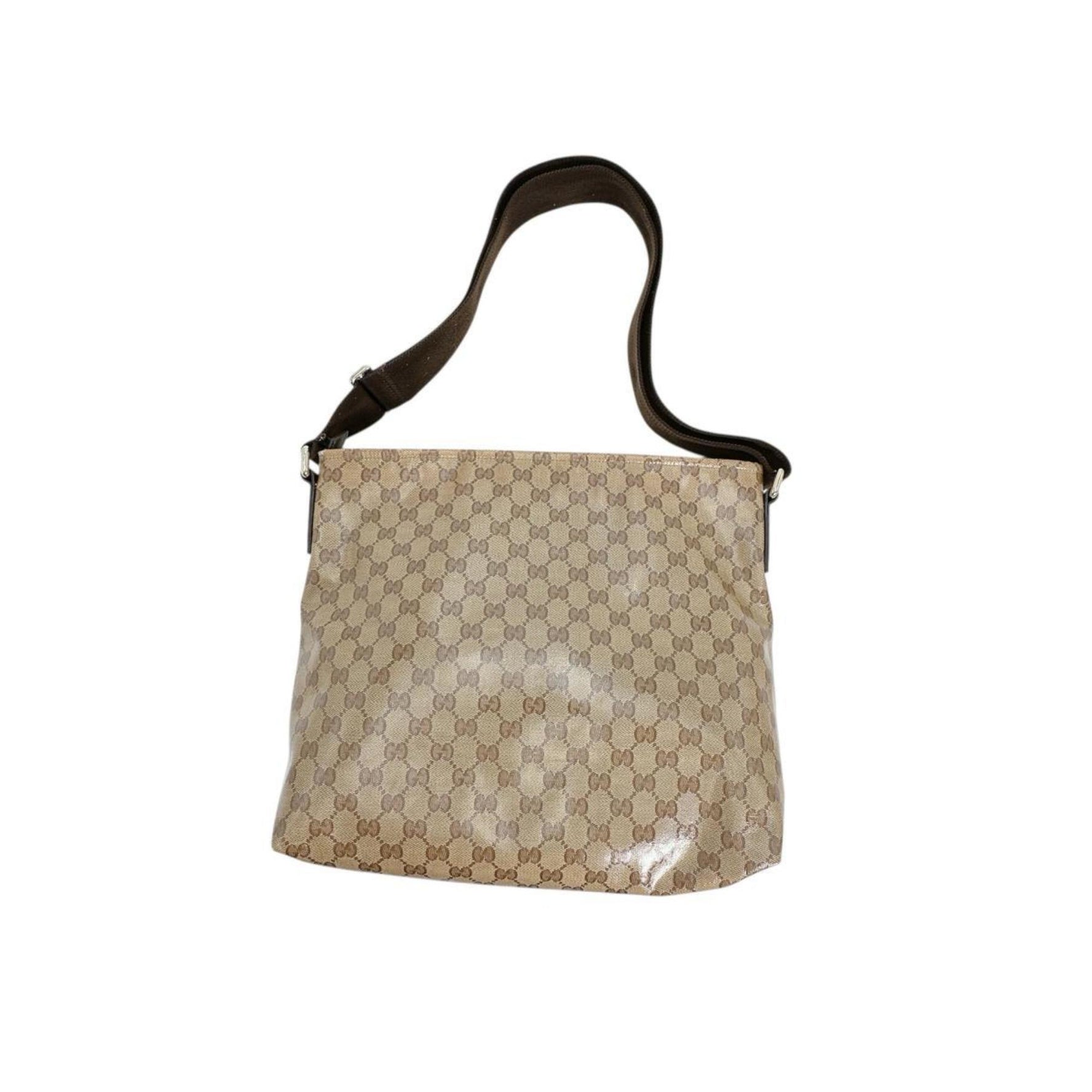 GUCCI Shoulder Bag, Crystal GG Coated Canvas