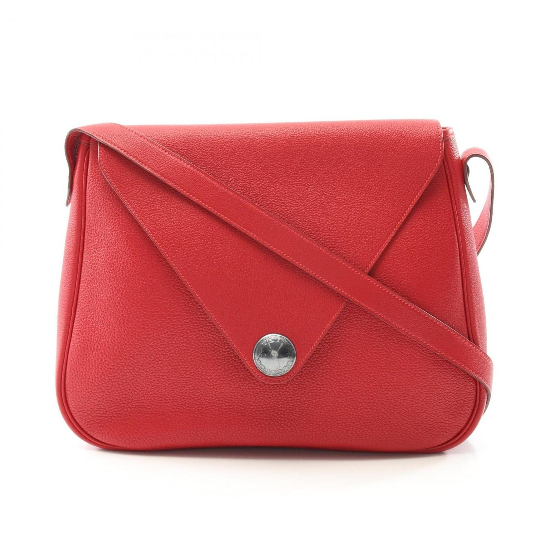 Hermes Hermès Christine Togo Leather Shoulder Bag, Red