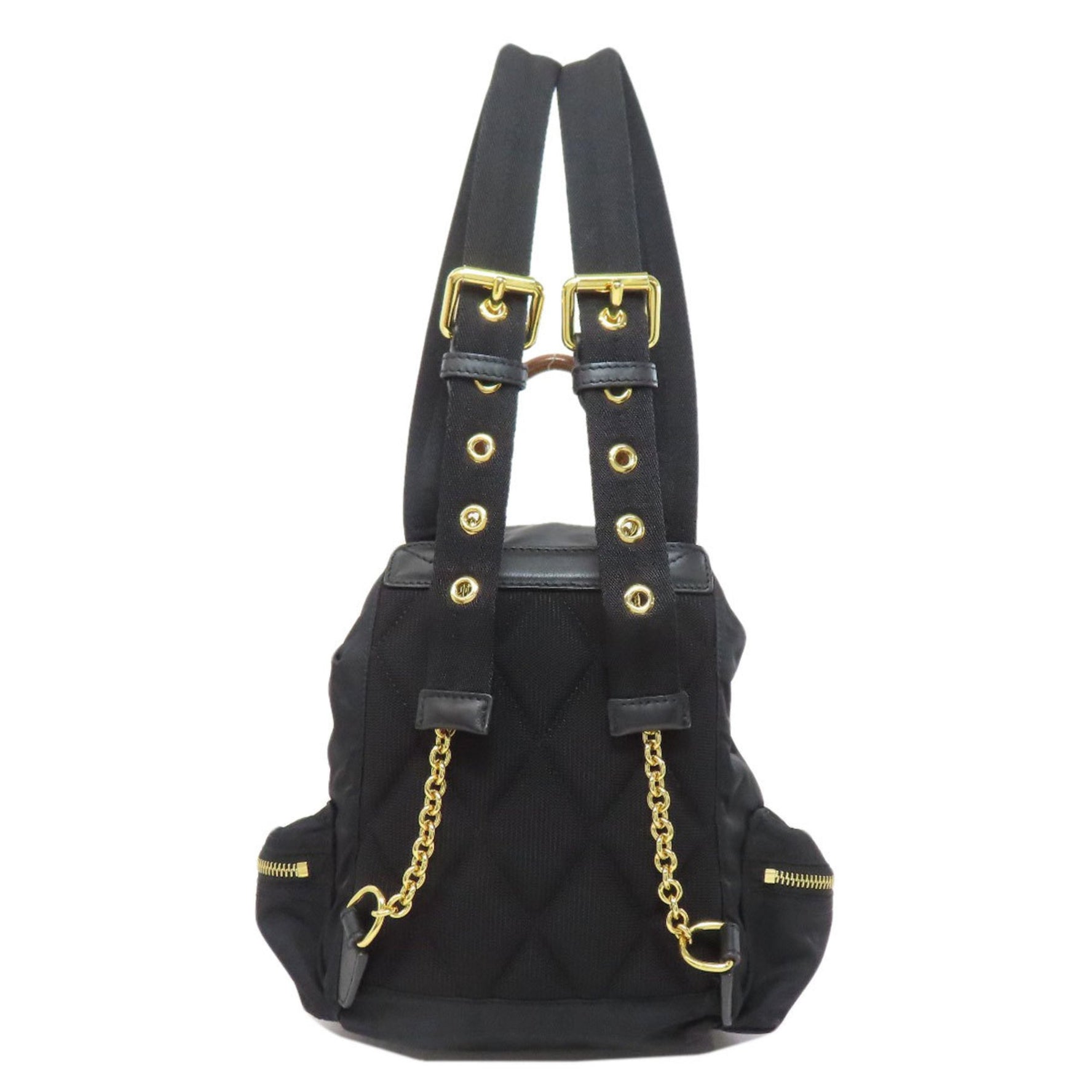 Burberry logo backpack/daypack in nylon and leather