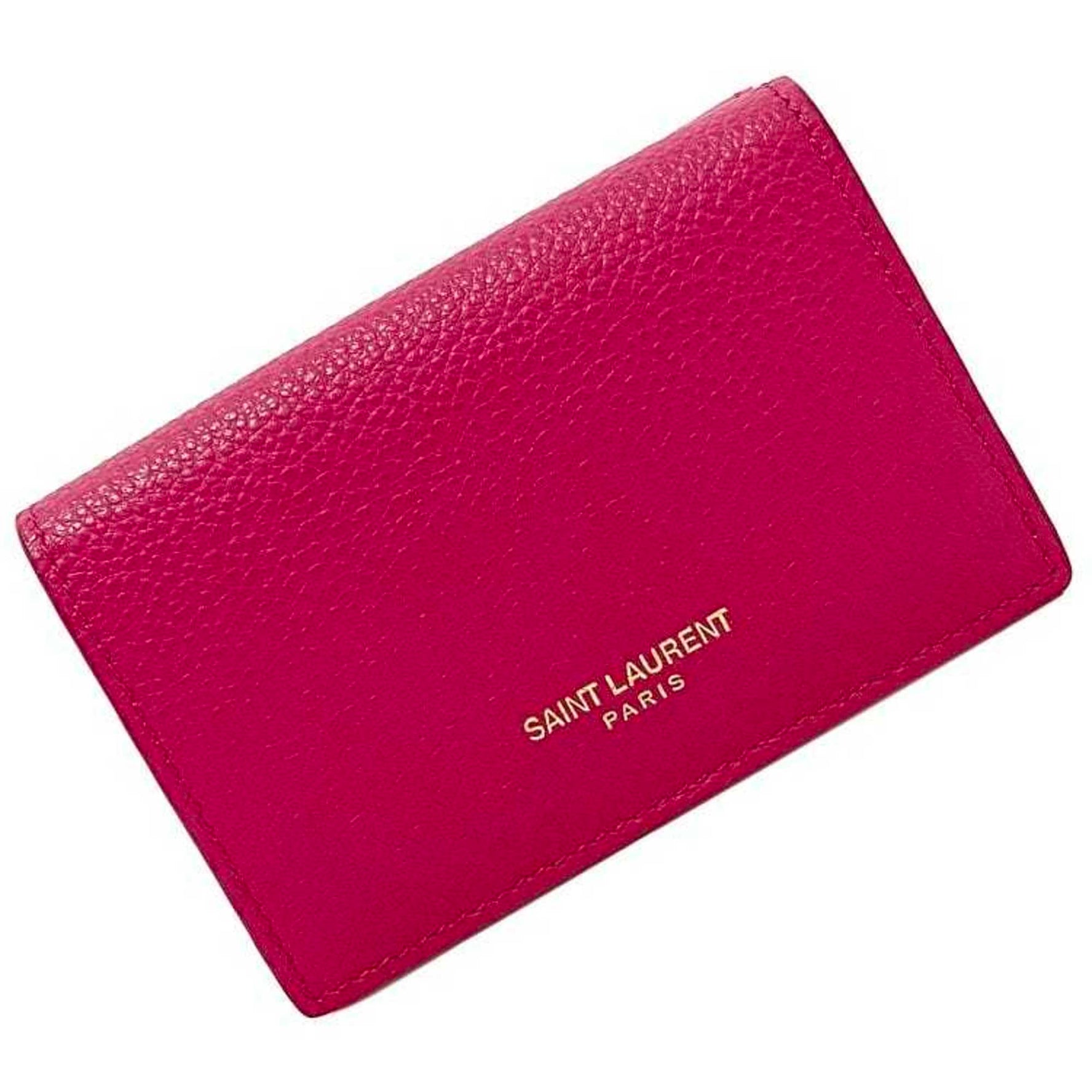 Saint Laurent Trifold Wallet 5619 Grain Leather
