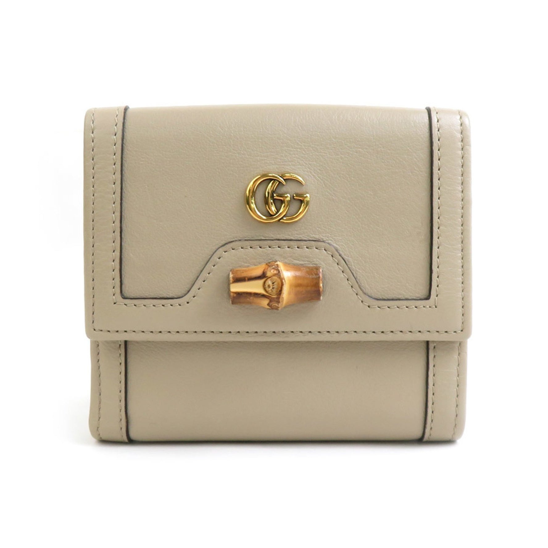 GUCCI Bi-fold wallet GG Marmont leather