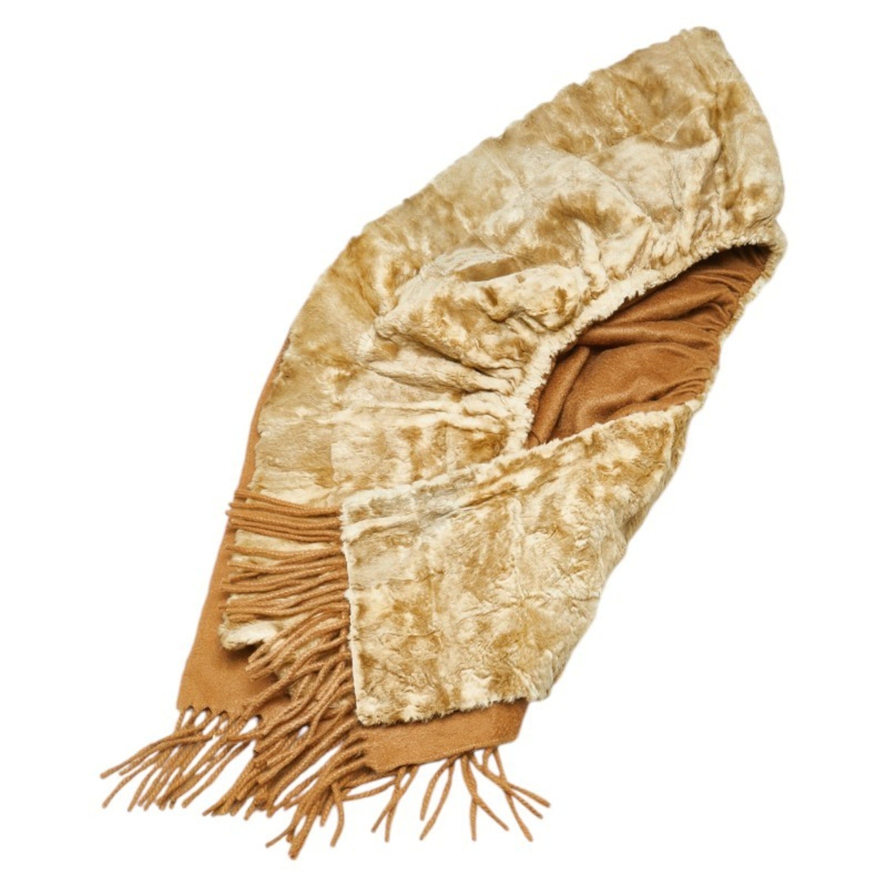 FENDI scarf cashmere fur