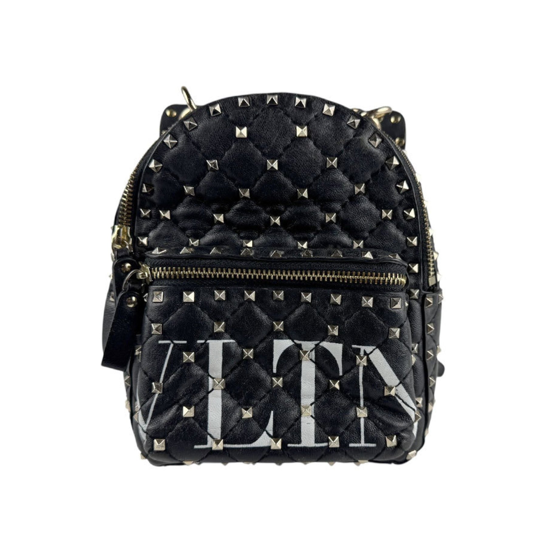 Valentino Garavani Rockstud Spike Leather Backpack in