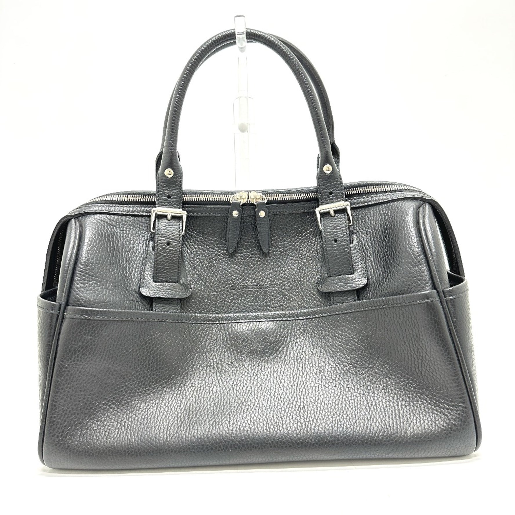 Burberry shawl/logo Bag Duffle Bag SilverHardware