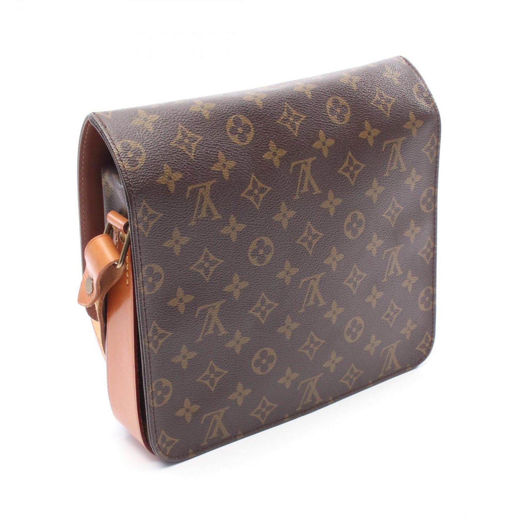Louis Vuitton Cartesiere GM Shoulder Bag in Coated Canvas and Leather with Monogram Design