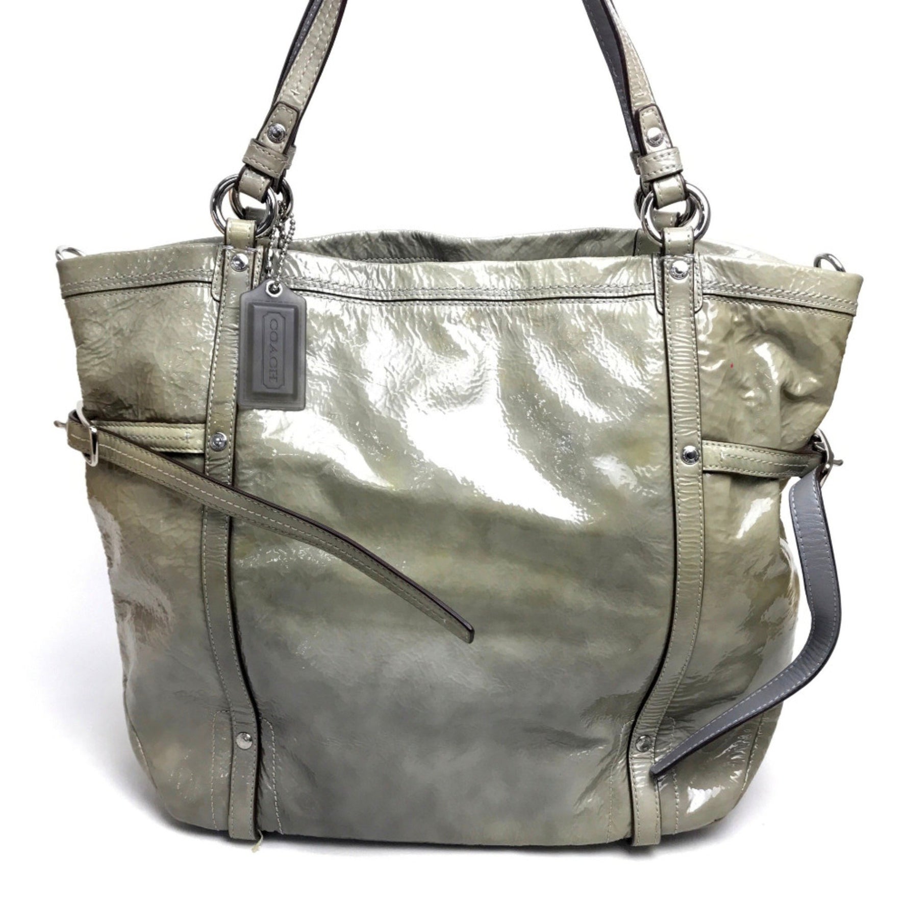 coach Patent Andy Cinchid Bag Shoulder Bag Tote Bag Shoulder Bag Based