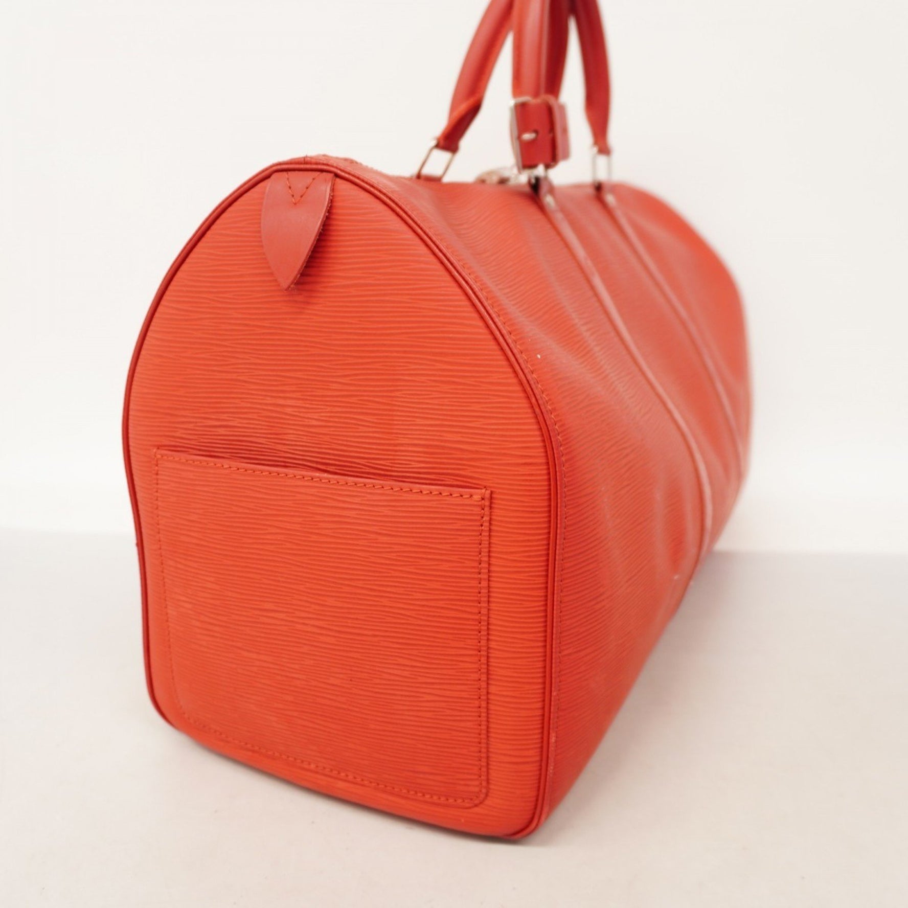 Louis Vuitton Epi Keepall 45 Boston Bag Castilian Red