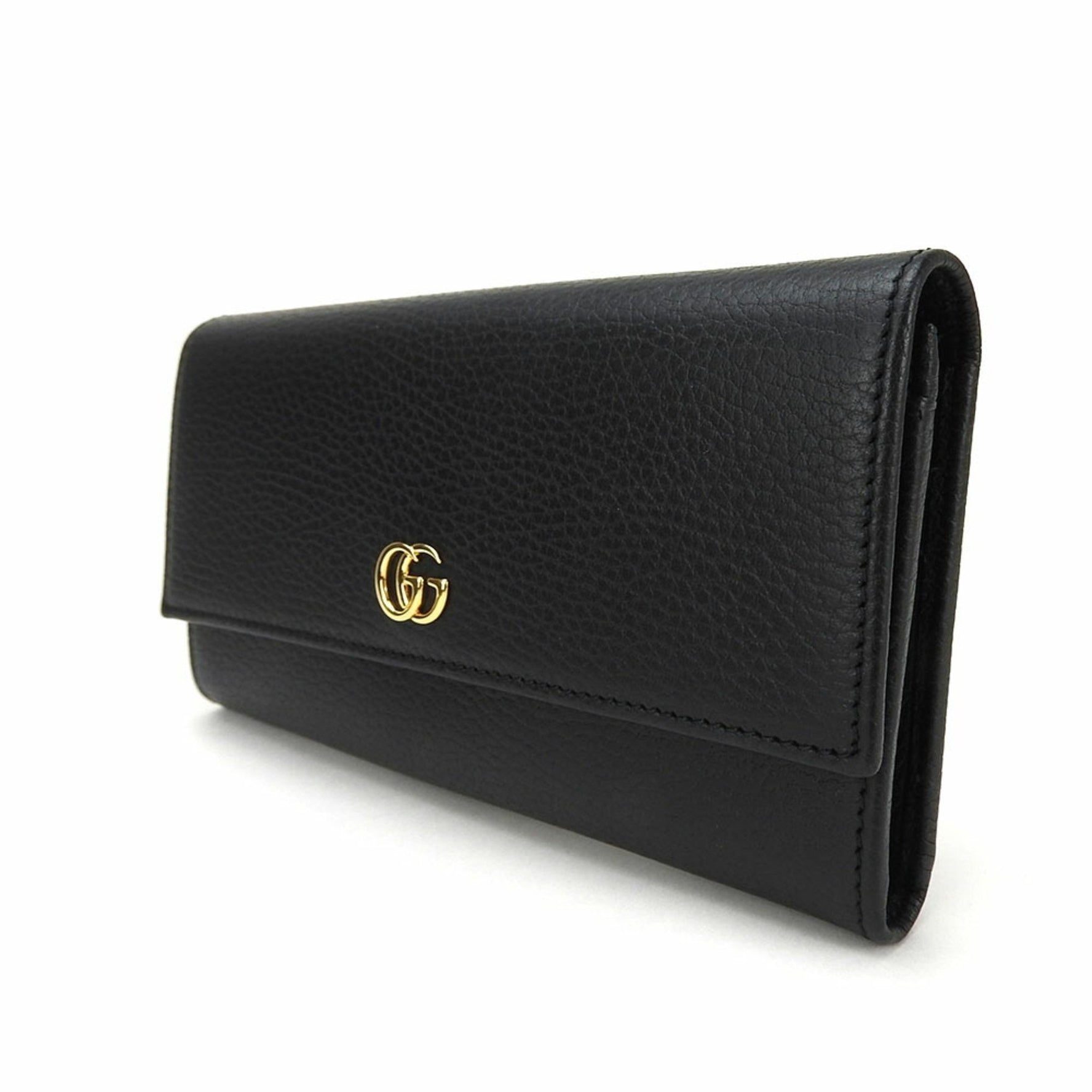 Gucci bi-fold long wallet GG Marmont leather accessory ladies