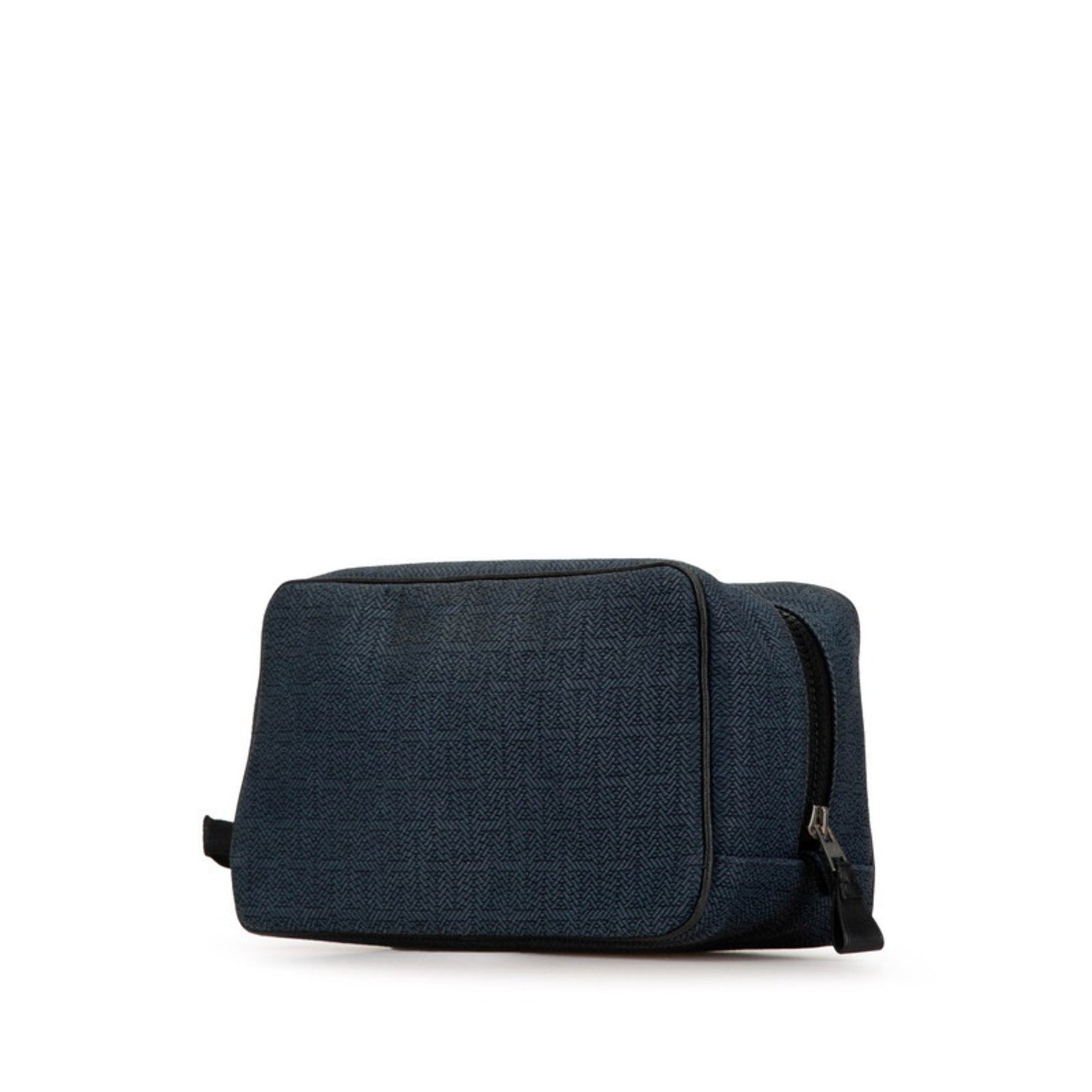 Hermes Globe Trotter MM Pouch Second Bag Toile Chevron