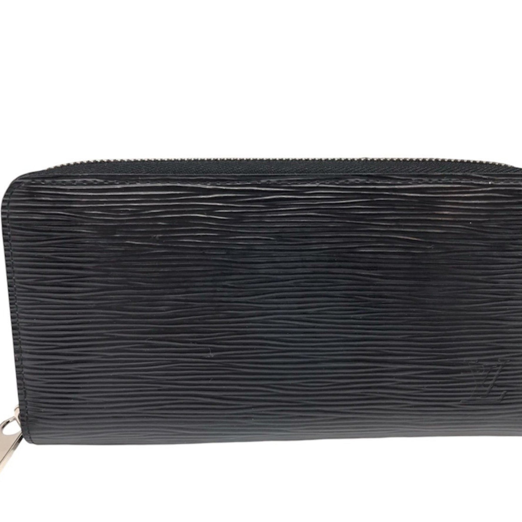 Louis Vuitton Zippy Wallet Epi Black Leather Long