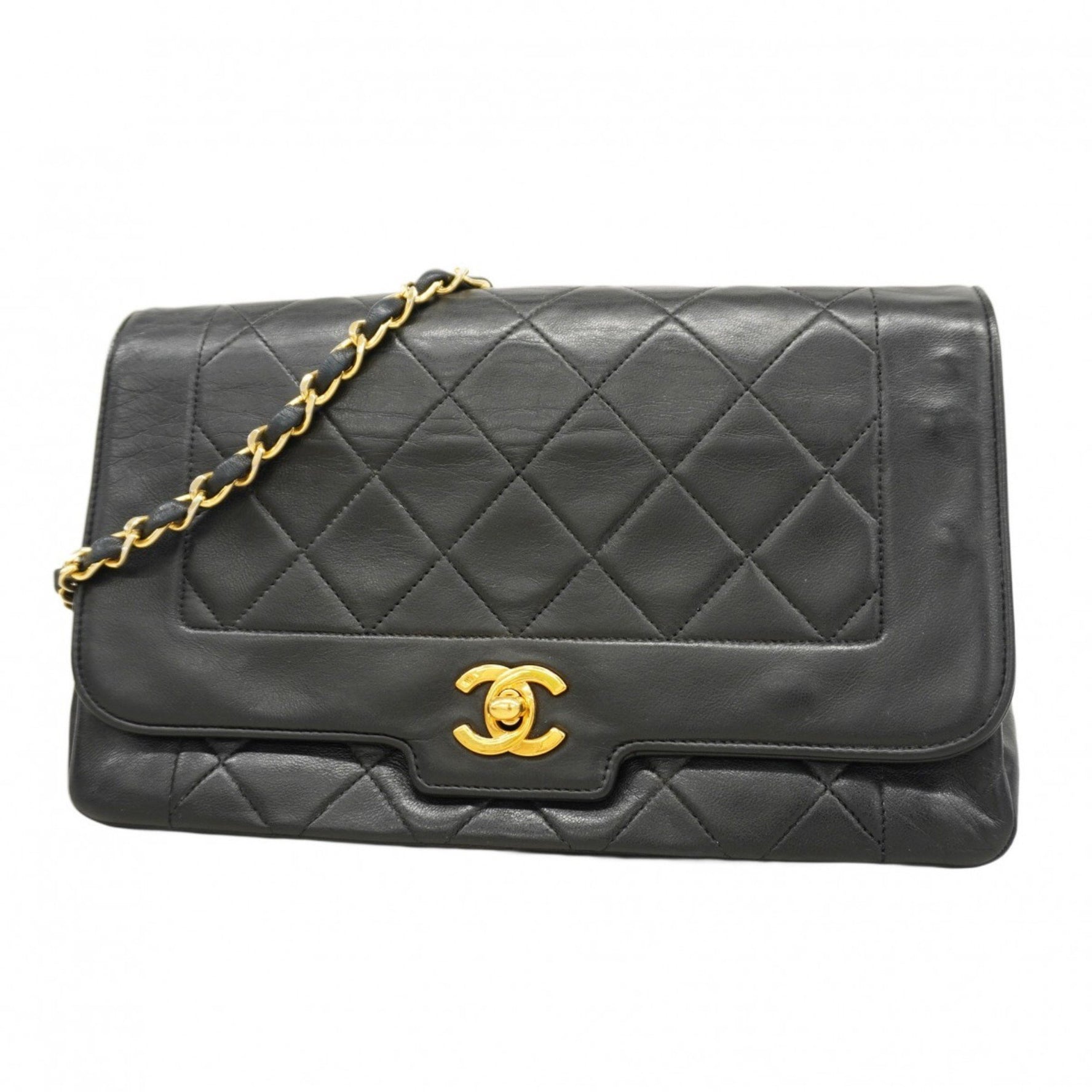 Chanel Matelasse Shoulder Bag with Chain Bag, Lambskin