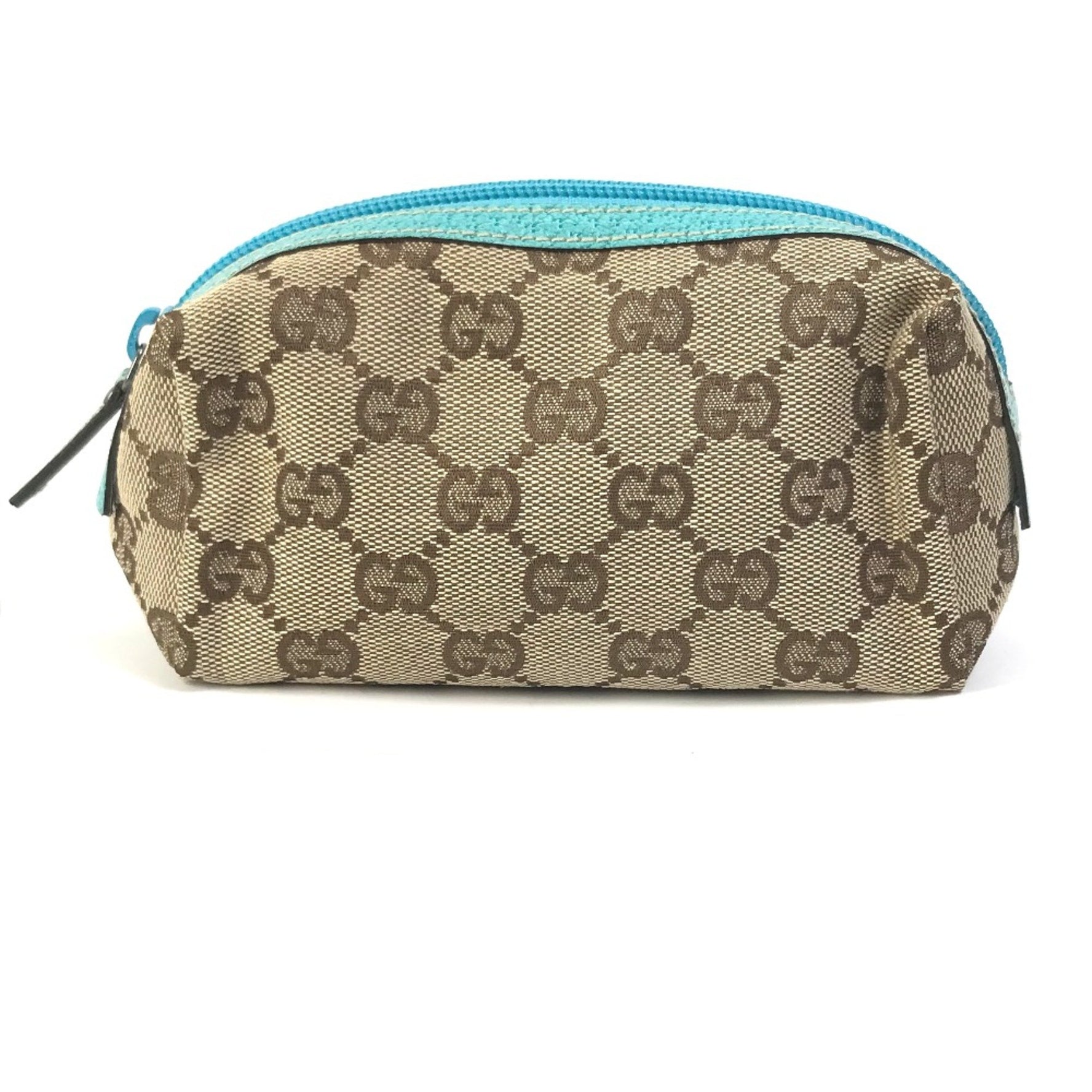 Gucci GG Cosmetic pouch Small case Cosmetics Pouch x blue