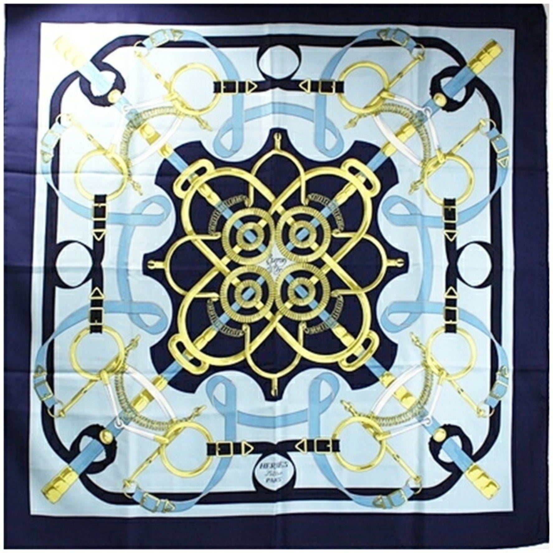 Hermes Scarf Muffler Eperon D'or Apron Doll