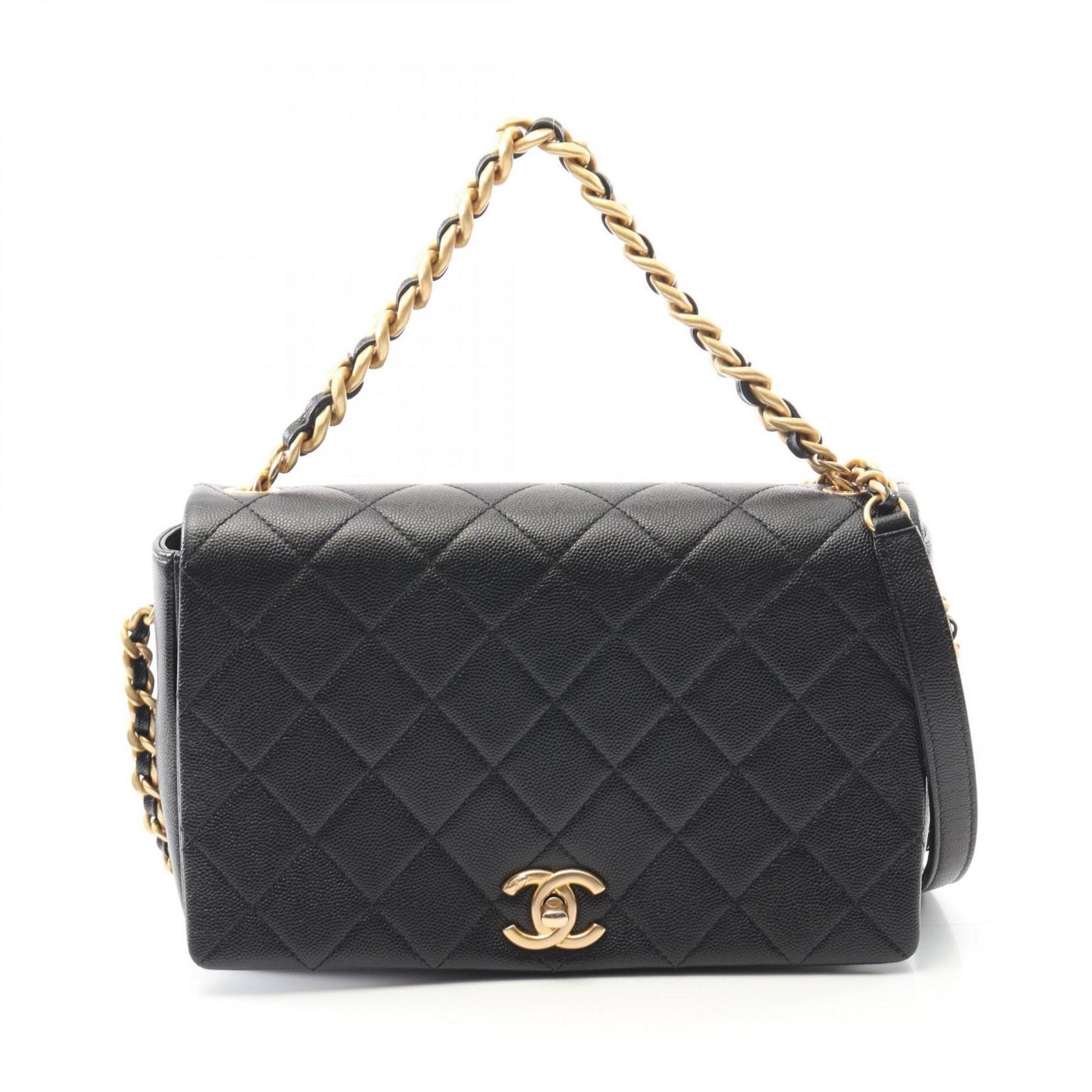 CHANEL Matelasse Shoulder Bag in Calfskin Leather