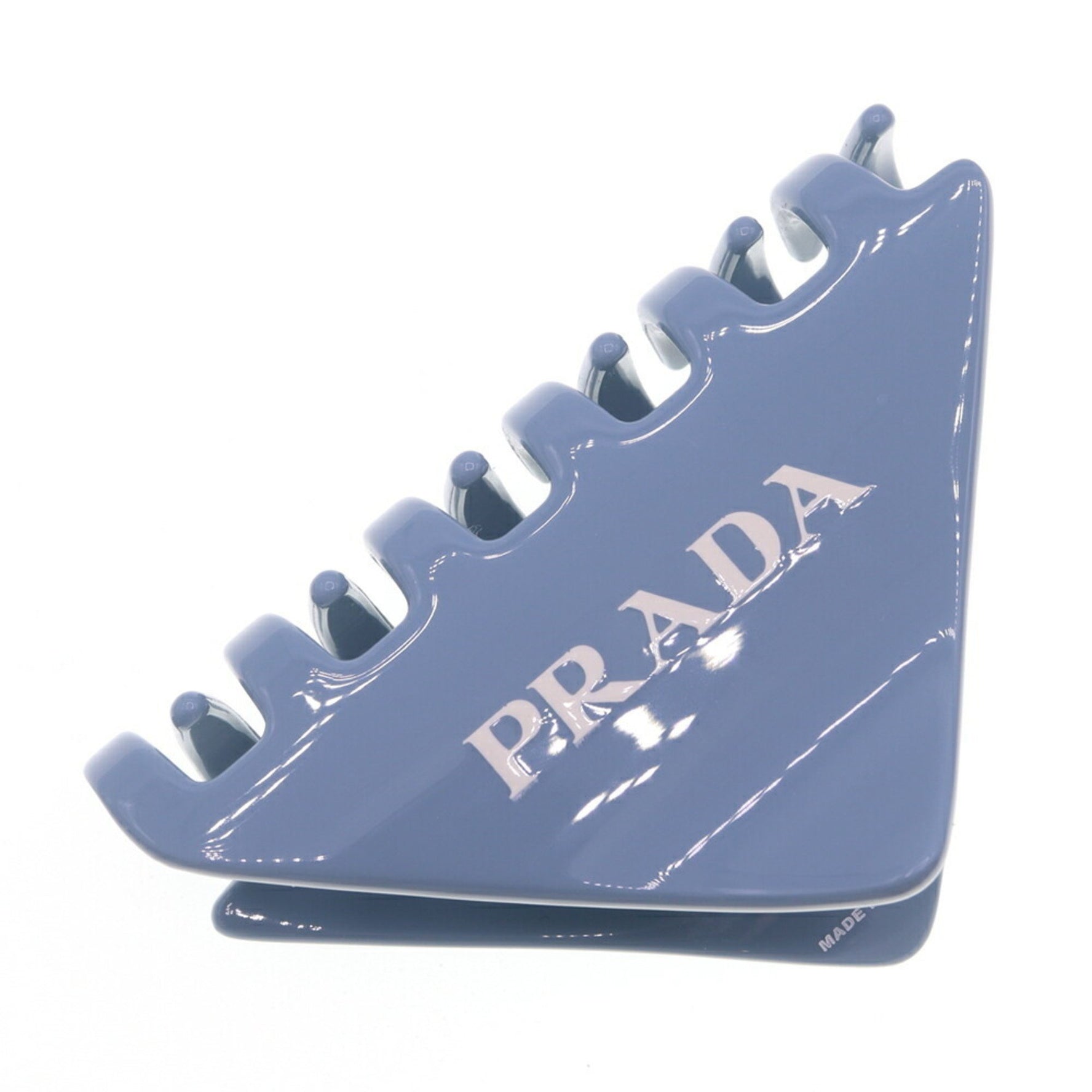 Prada Hair Plex Clip 1IF109 Light Blue Barrette for Women