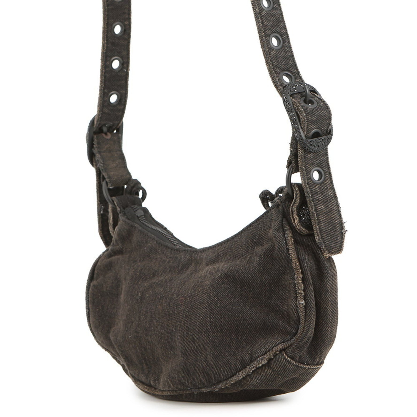 Balenciaga Le Cagoule XS Denim Shoulder Bag