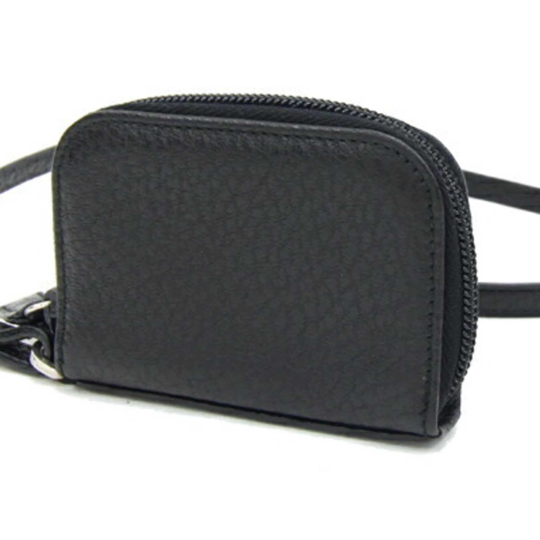 Prada case, leather, key, coin with strap