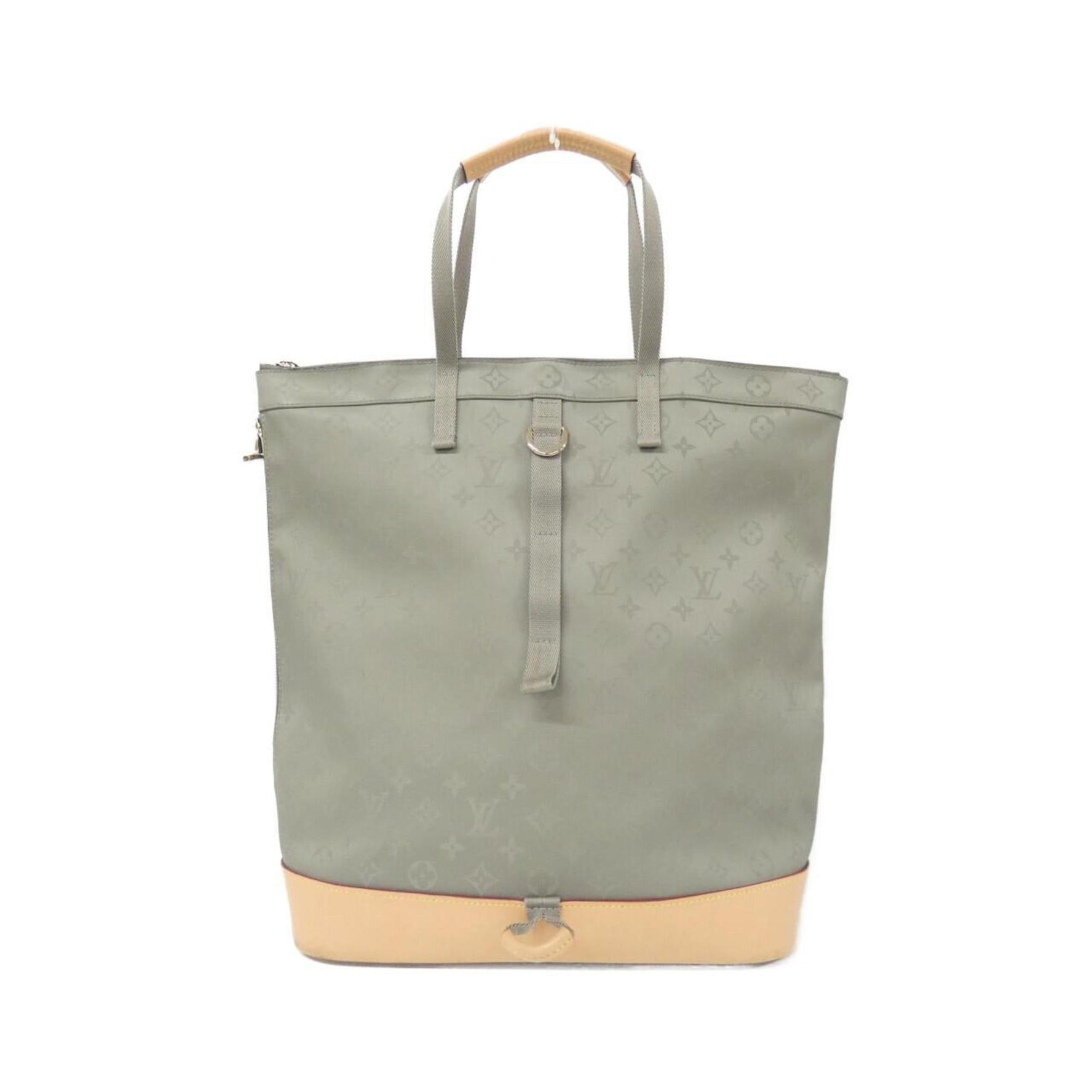 Louis Vuitton Monogram Titanium Zipped Tote Backpack