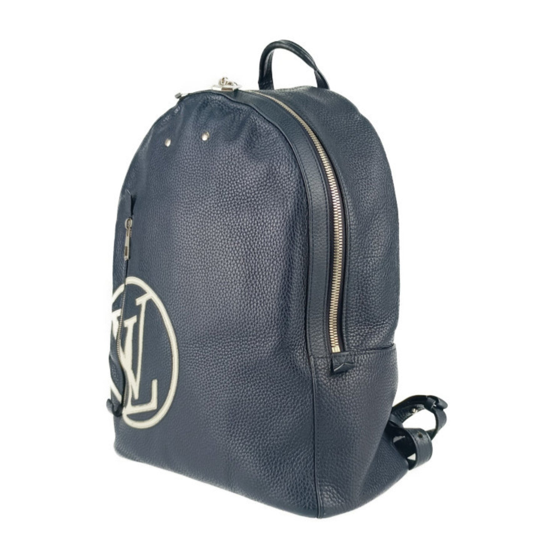 Louis Vuitton Backpack LV Circle Armand Dark Navy Taurillon Calf Leather Men's