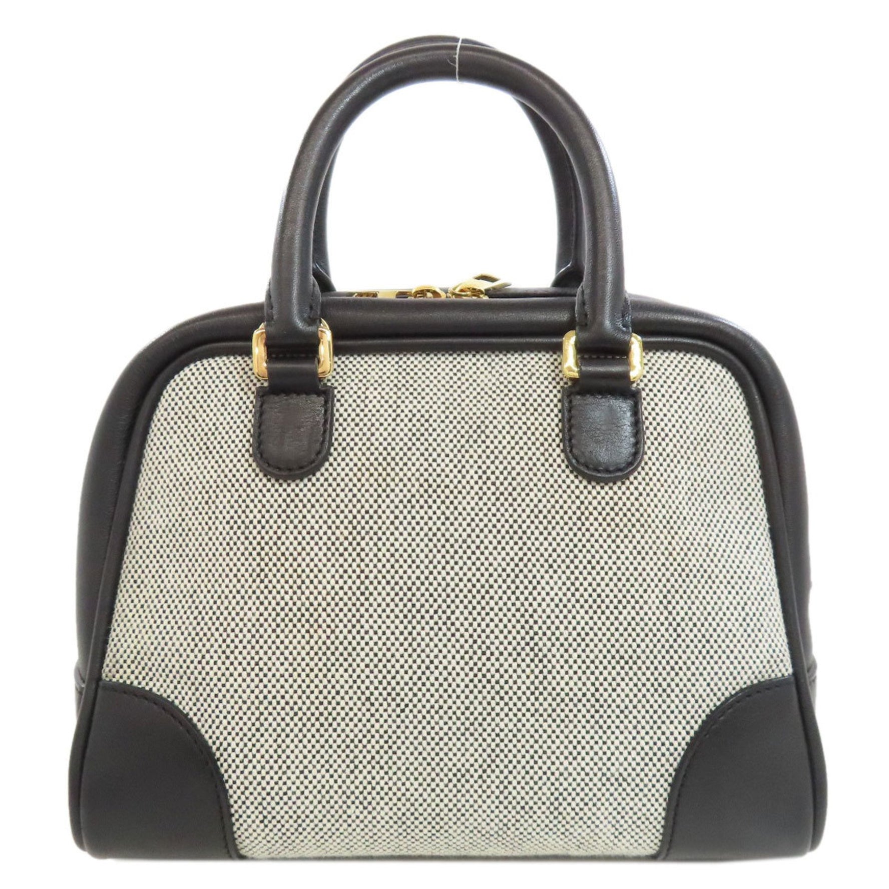 Loewe handbag canvas leather ladies