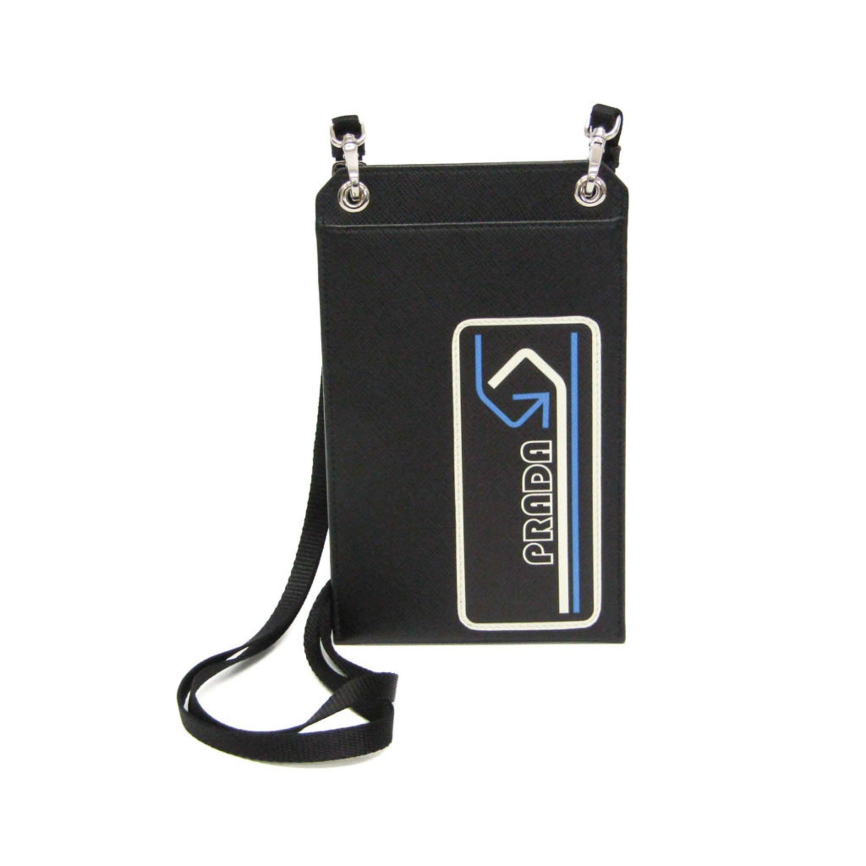 Prada Saffiano Smartphone Case Men,Women Leather Pouch,Shoulder Bag