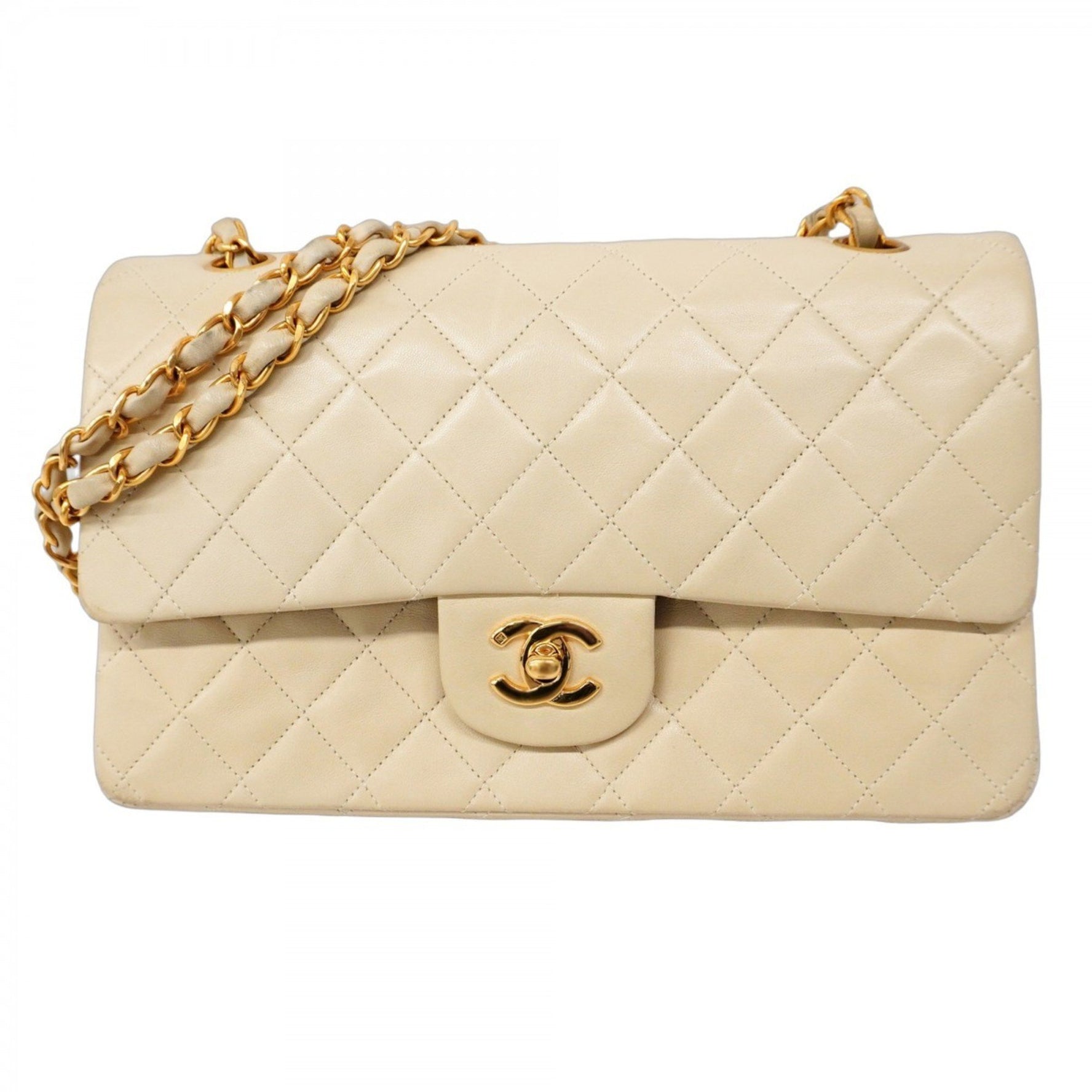Chanel Matelasse Shoulder Bag with Double Flap and Chain, Lambskin