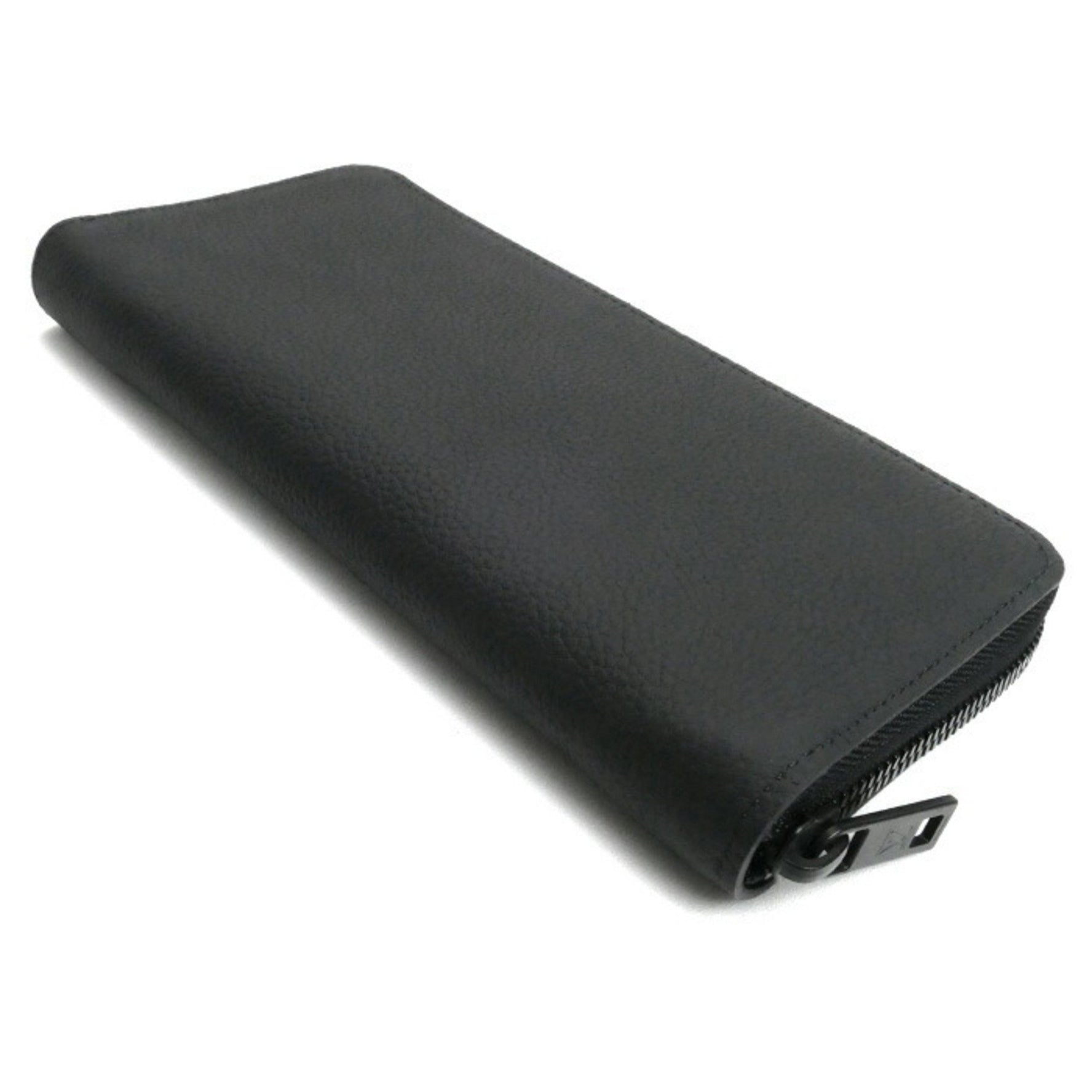 Louis Vuitton Zippy Wallet Vertical Long Round Aerogram Noir