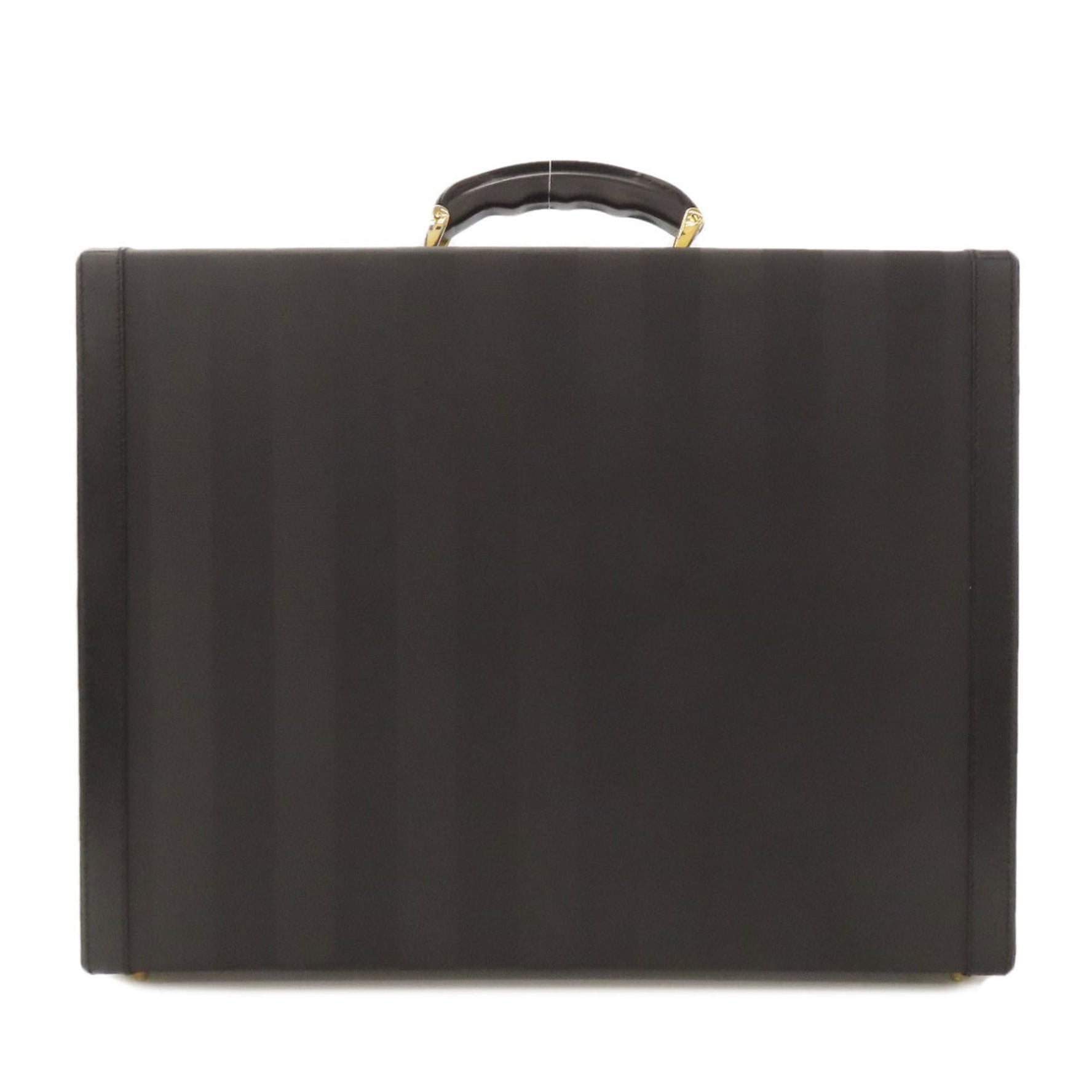 Fendi Trunk Pecan Business Bag PVC/Leather