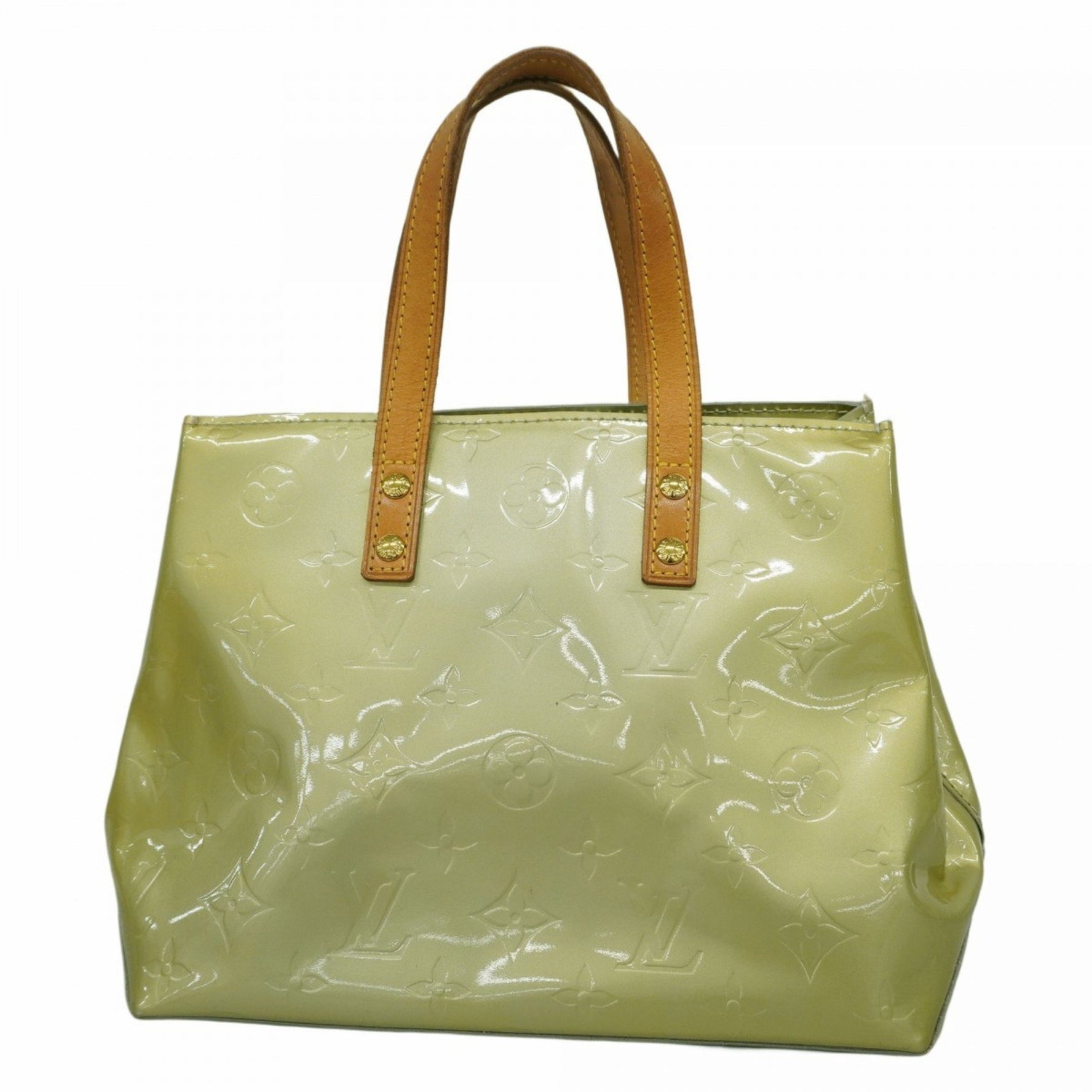 Louis Vuitton Vernis Reed PM Handbag Green